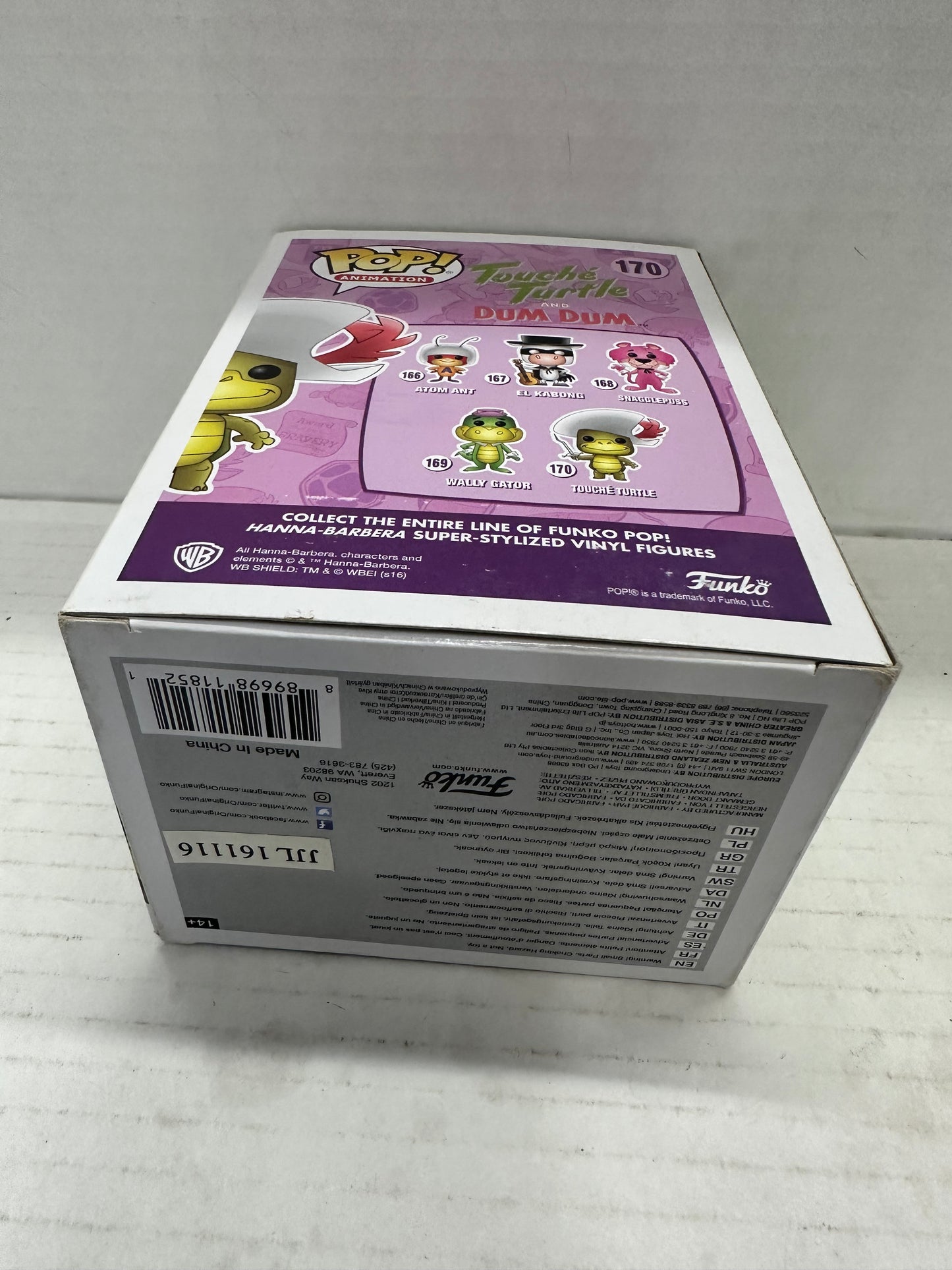 Funko Pop #170 Vaulted - Touché Turtle & Dum Dum Collectible Hanna Barbera