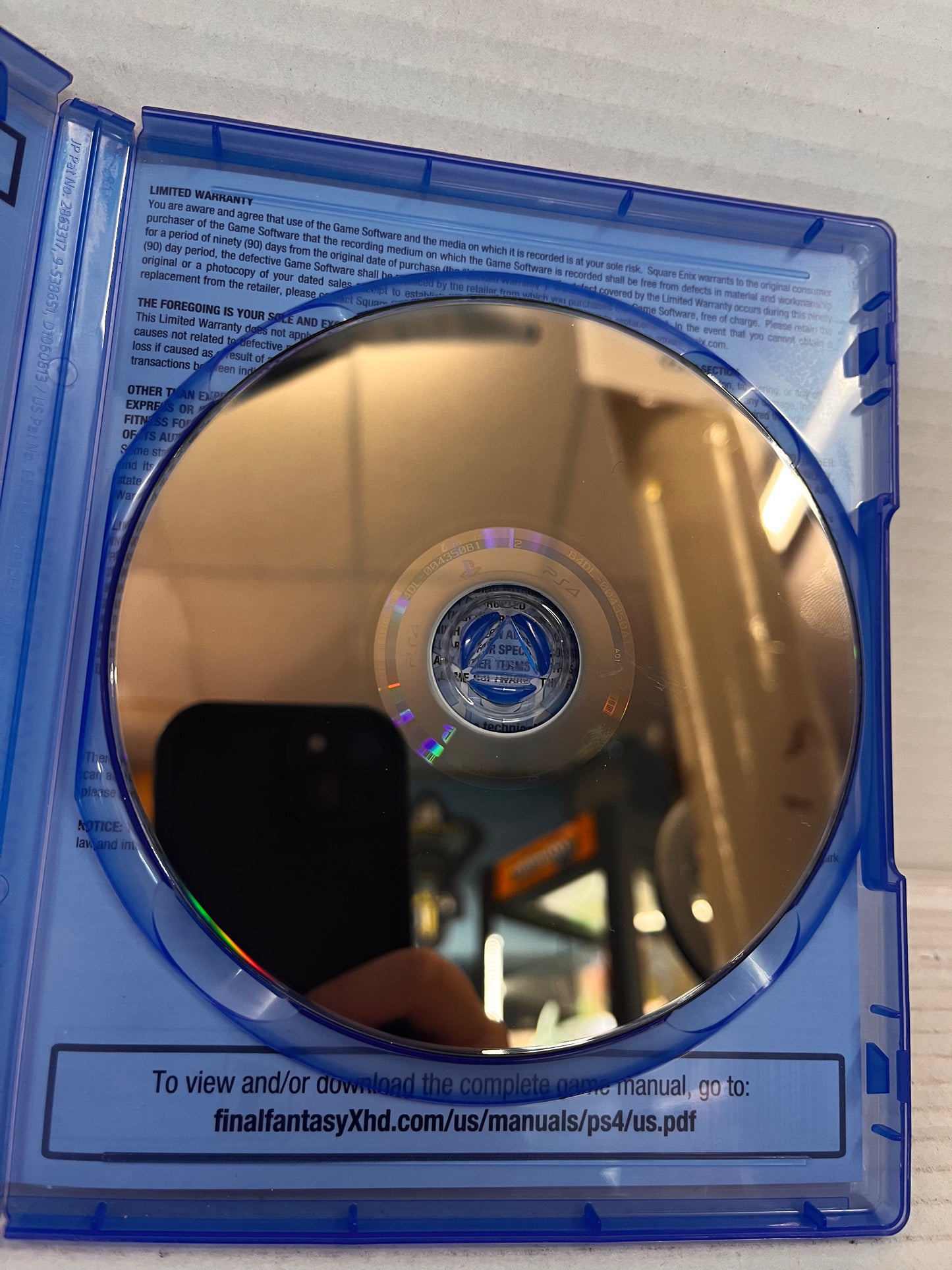 Final Fantasy X/X-2 HD Remaster (Sony PlayStation 4, 2015) PS4 No Manual