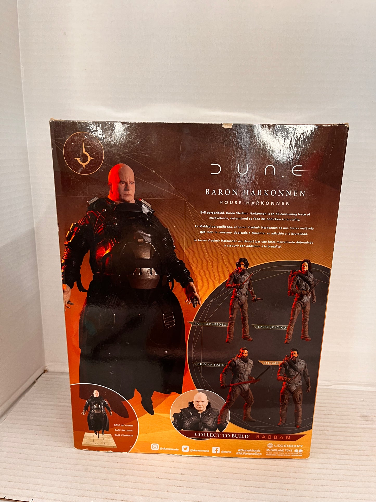 McFarlane Toys - Dune BARON VLADIMIR HARKONNEN Deluxe 12" Action Figure - 2020