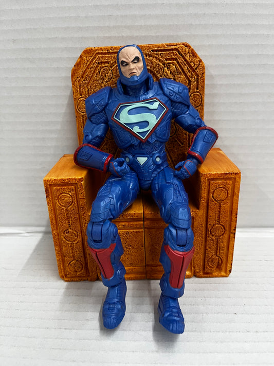 DC Multiverse Lex Luthor Power Suit Action Figure 7 in w/Throne - McFarlane Toys