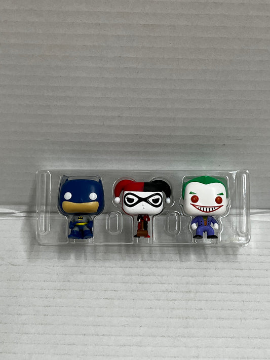 Funko Pop Lot Of 3 Batman Joker Harley Quinn Figures DC Comics Animated Series