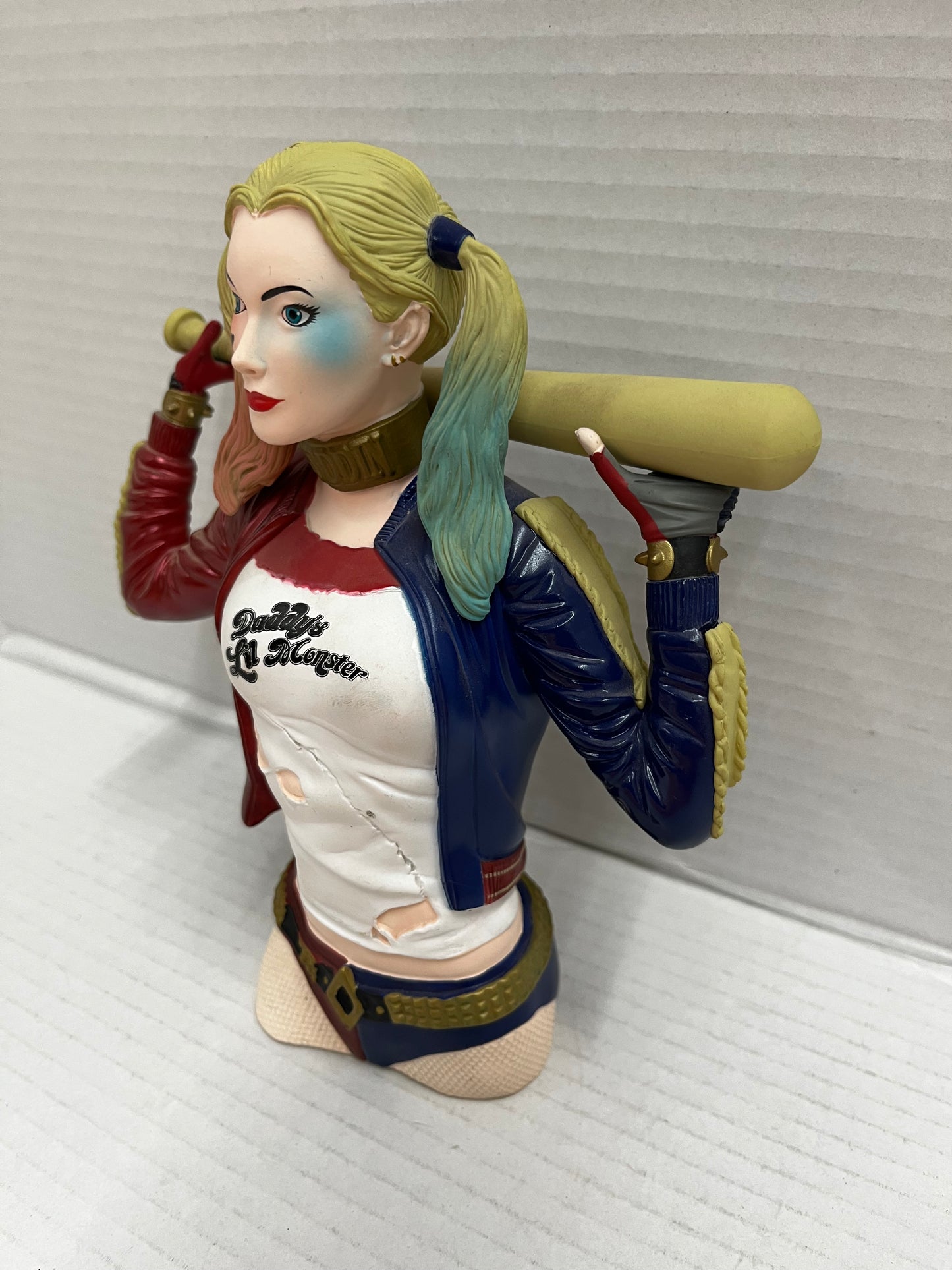 DC Comics Harley Quinn PVC Bust Coin Bank Suicide Squad Piggy Bank