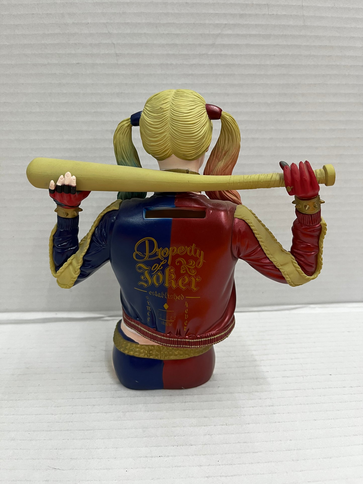 DC Comics Harley Quinn PVC Bust Coin Bank Suicide Squad Piggy Bank