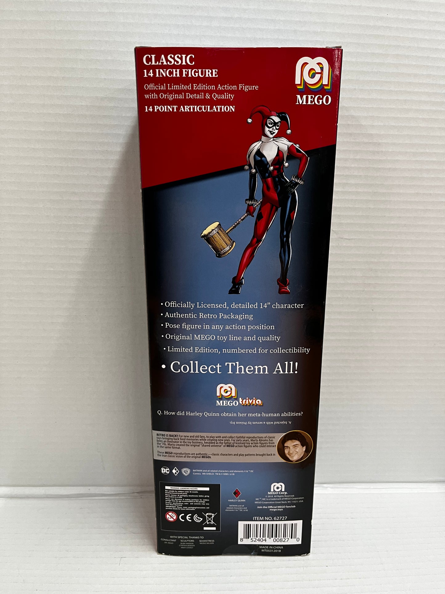 Harley Quinn Limited Edition MEGO Classic 14 Inch Figure