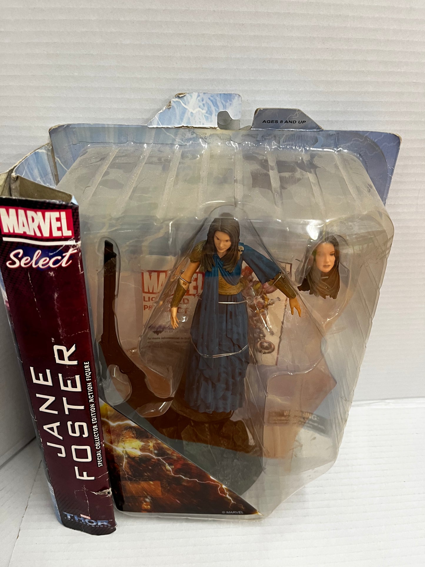 Marvel Select Collector Action Figure Thor Dark World Jane Foster MOC 2013