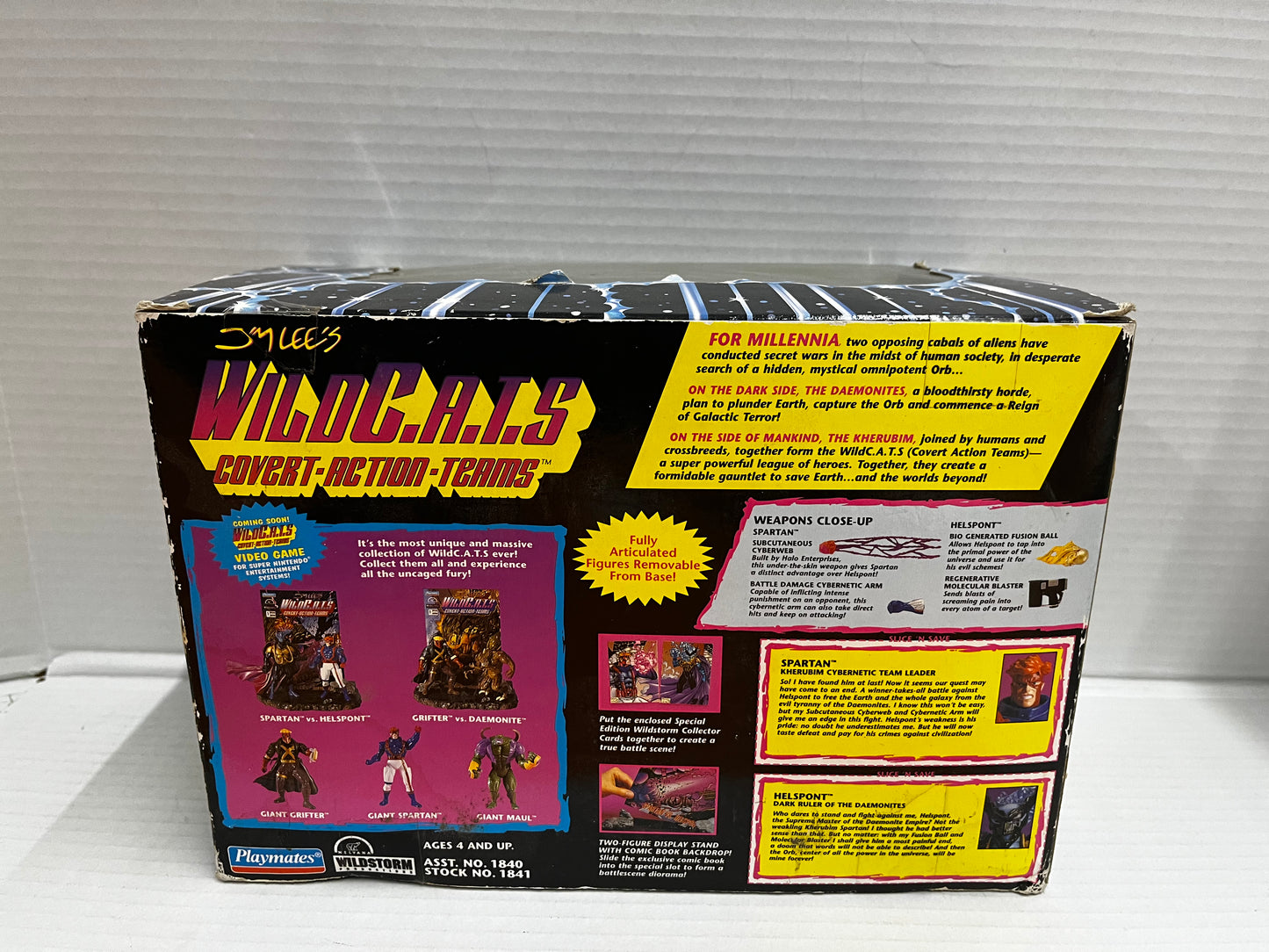 Wildcats Covert Action Teams Spartan vs. Helspont Collector's Edition Playmates