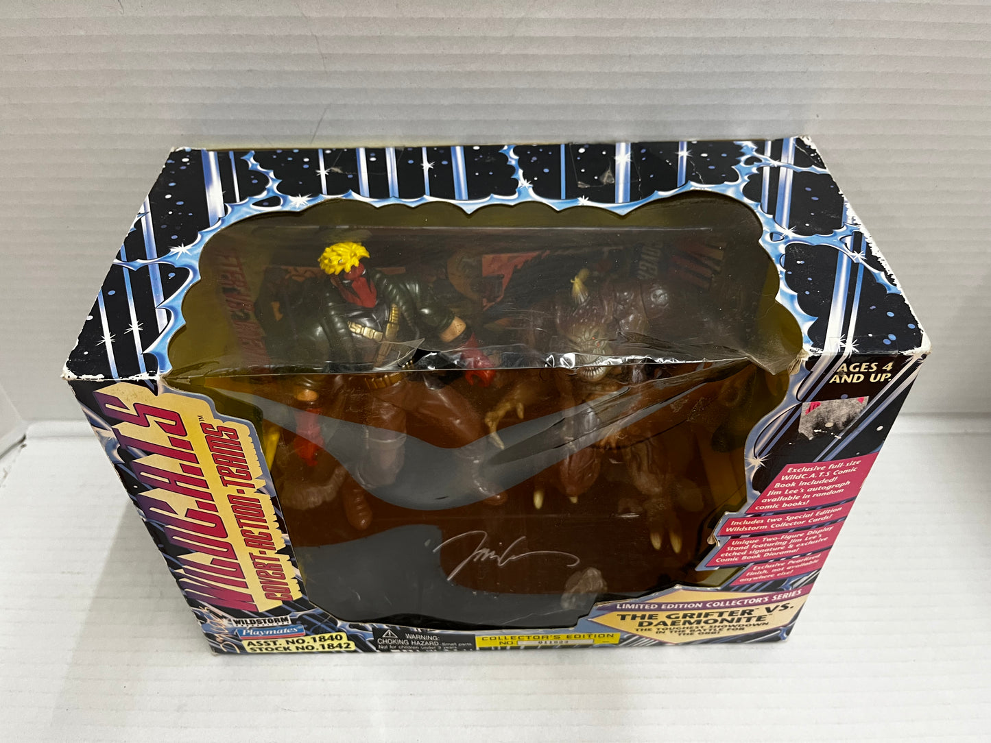 Playmates WildCATS Limited Edition Grifter vs Daemonite Action Figure Set (1995)