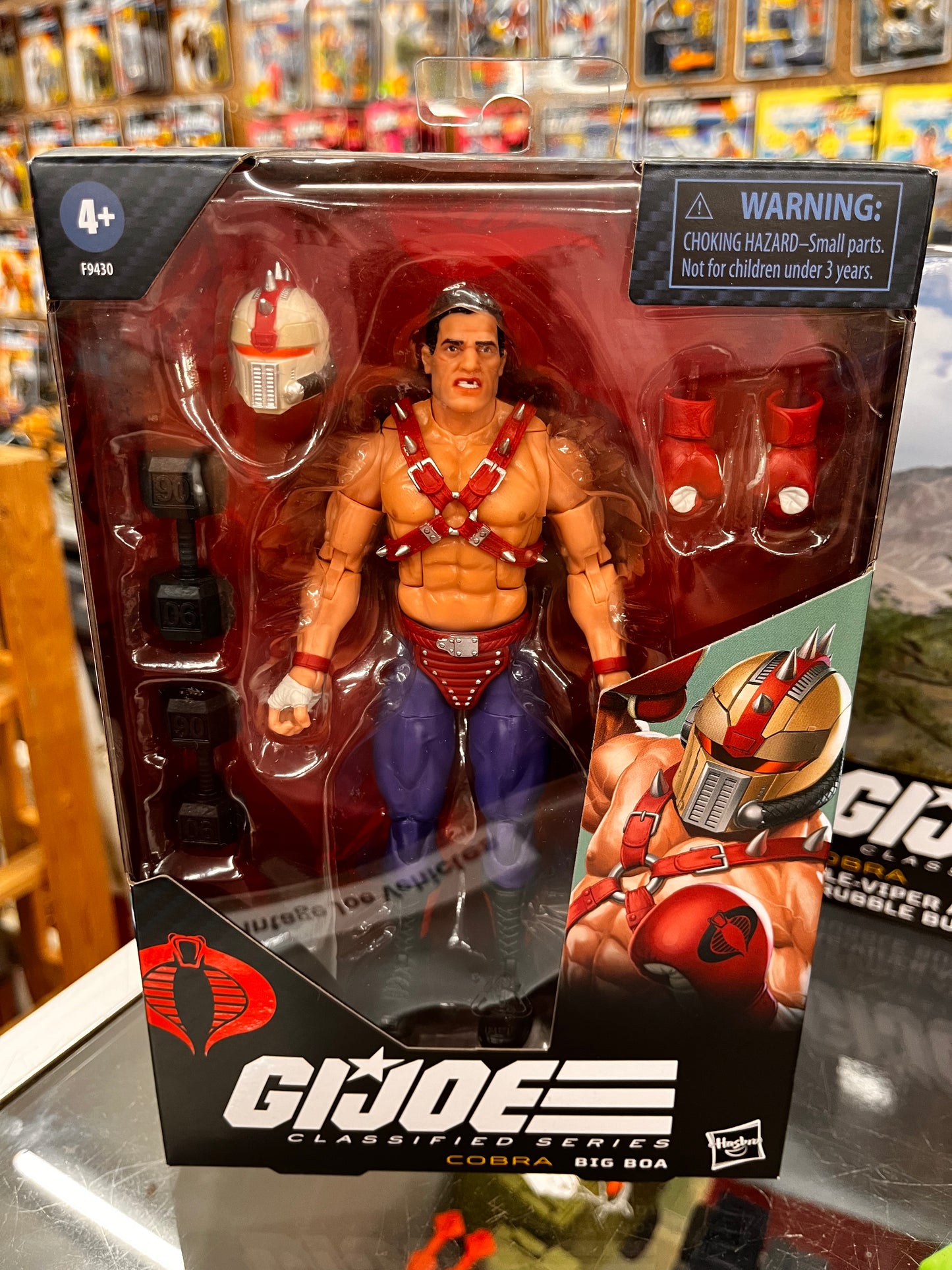 GI Joe Classified Series #114 Big Boa Hasbro 6” Action Figure New Sealed Cobra