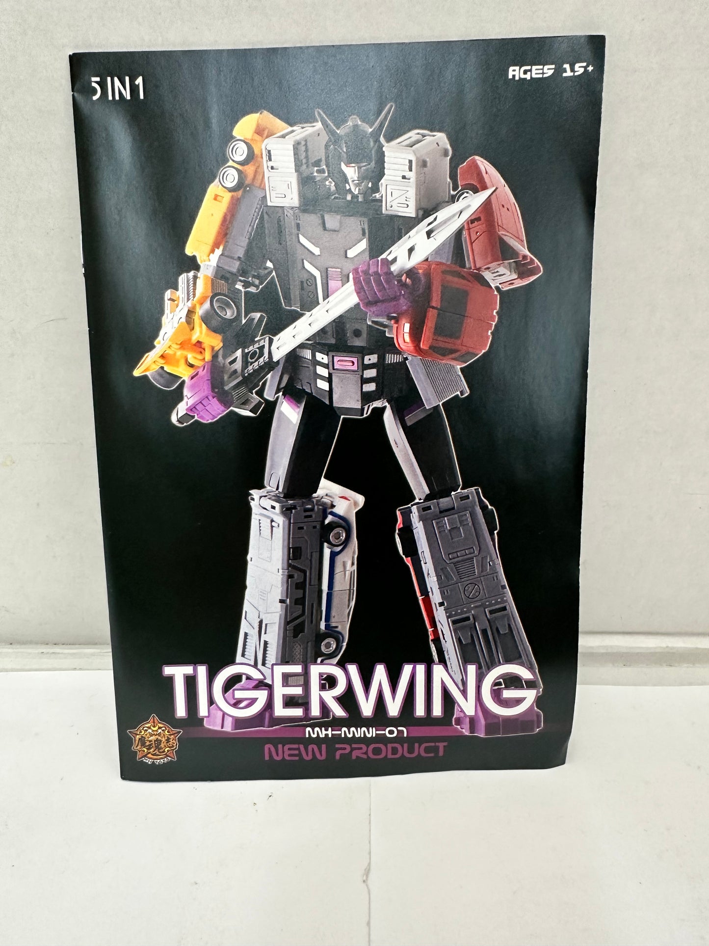 Transformers MH-MINI07 Menasor Tigerwing Combination Set 5 Figure Toy