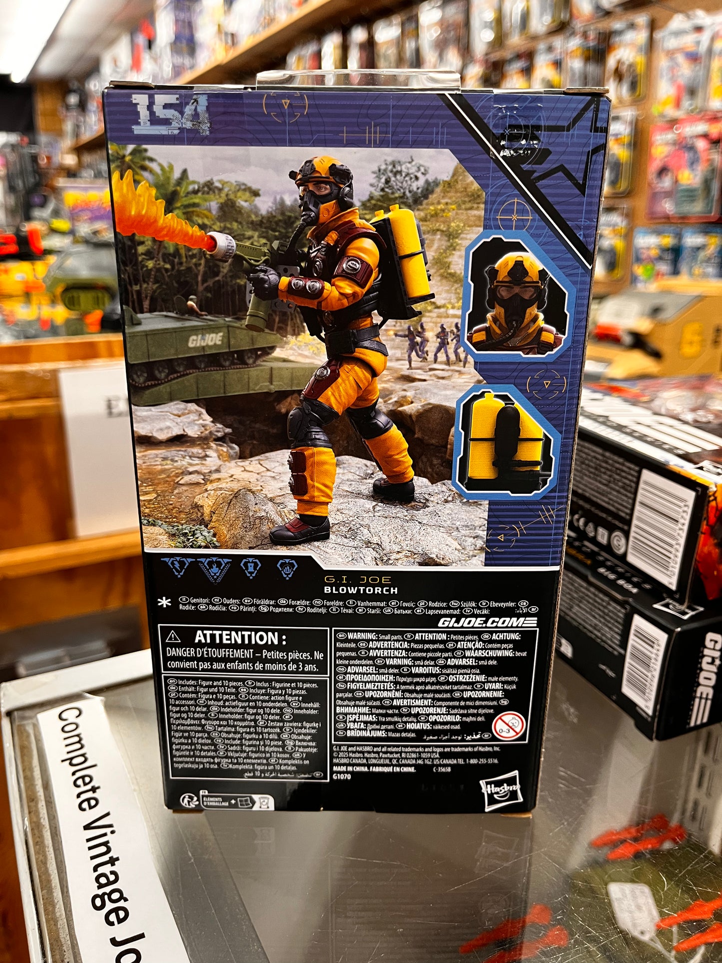 2025 GI Joe Classified Series 154 BLOWTORCH 6" Scale Hasbro Action Figure