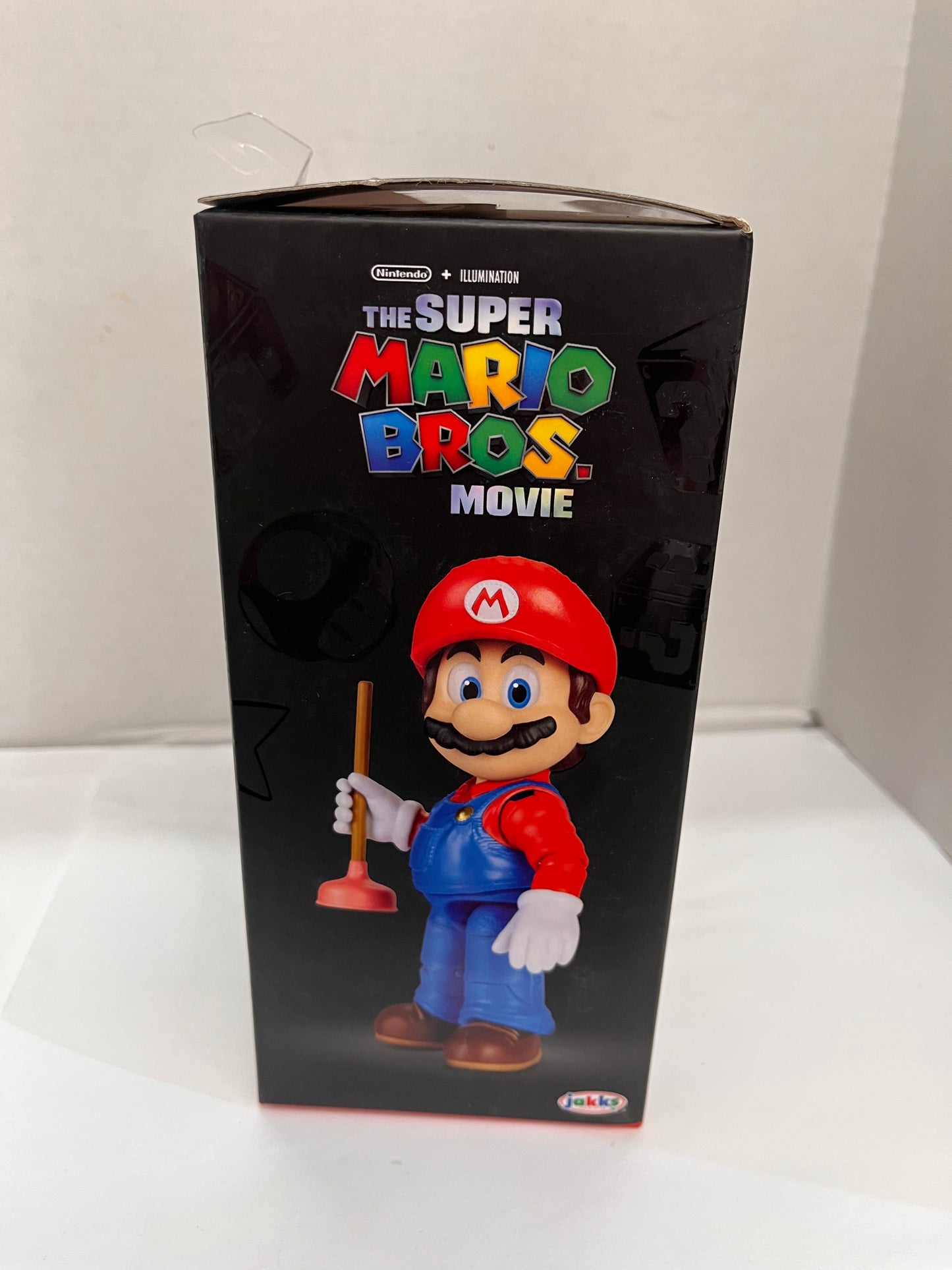 The Super Mario Bros Movie 5" Mario Figure W/ Plunger Jakks Nintendo
