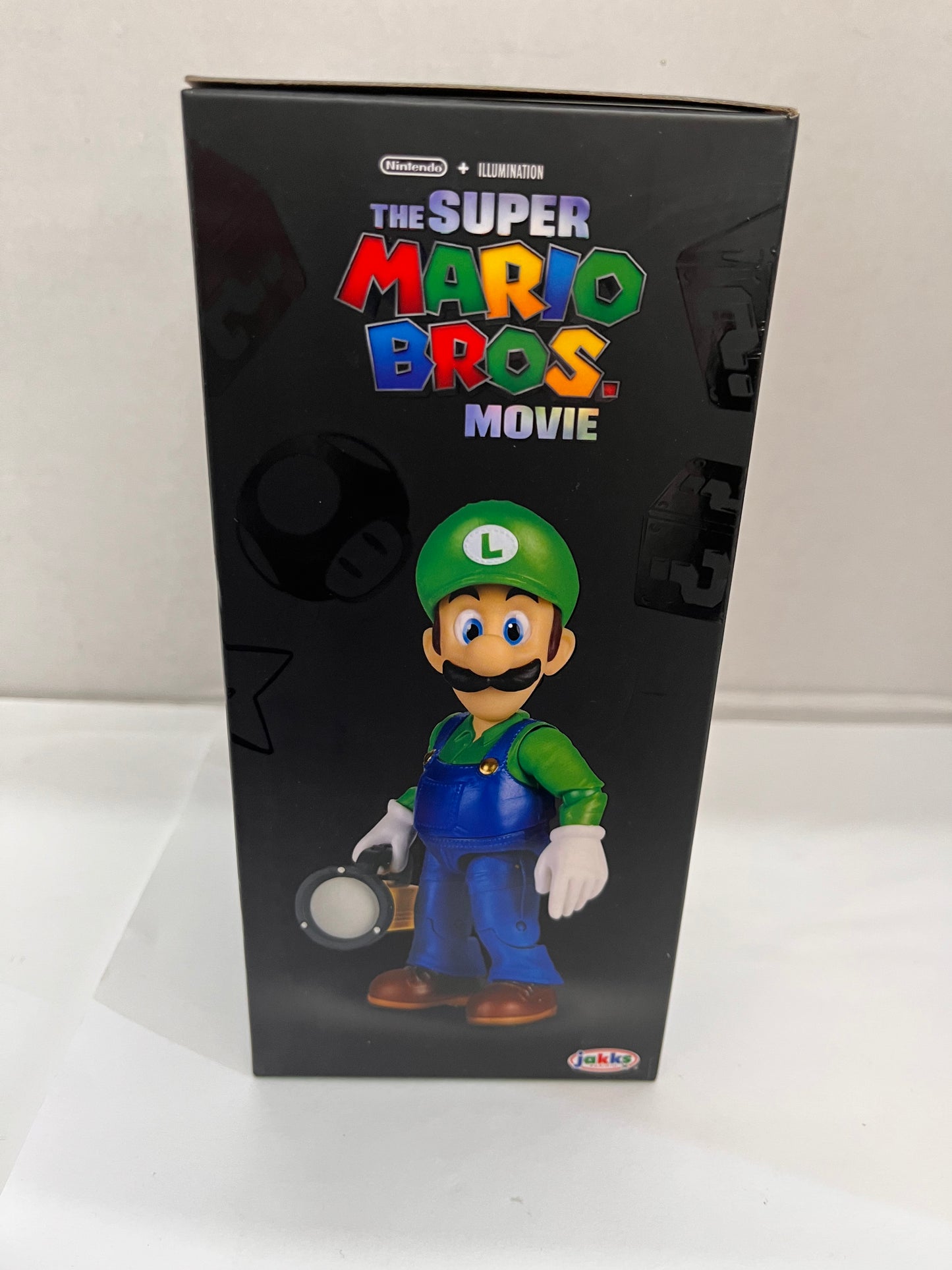 The Super Mario Bros. Movie 2023 Luigi Action Figure w Lantern