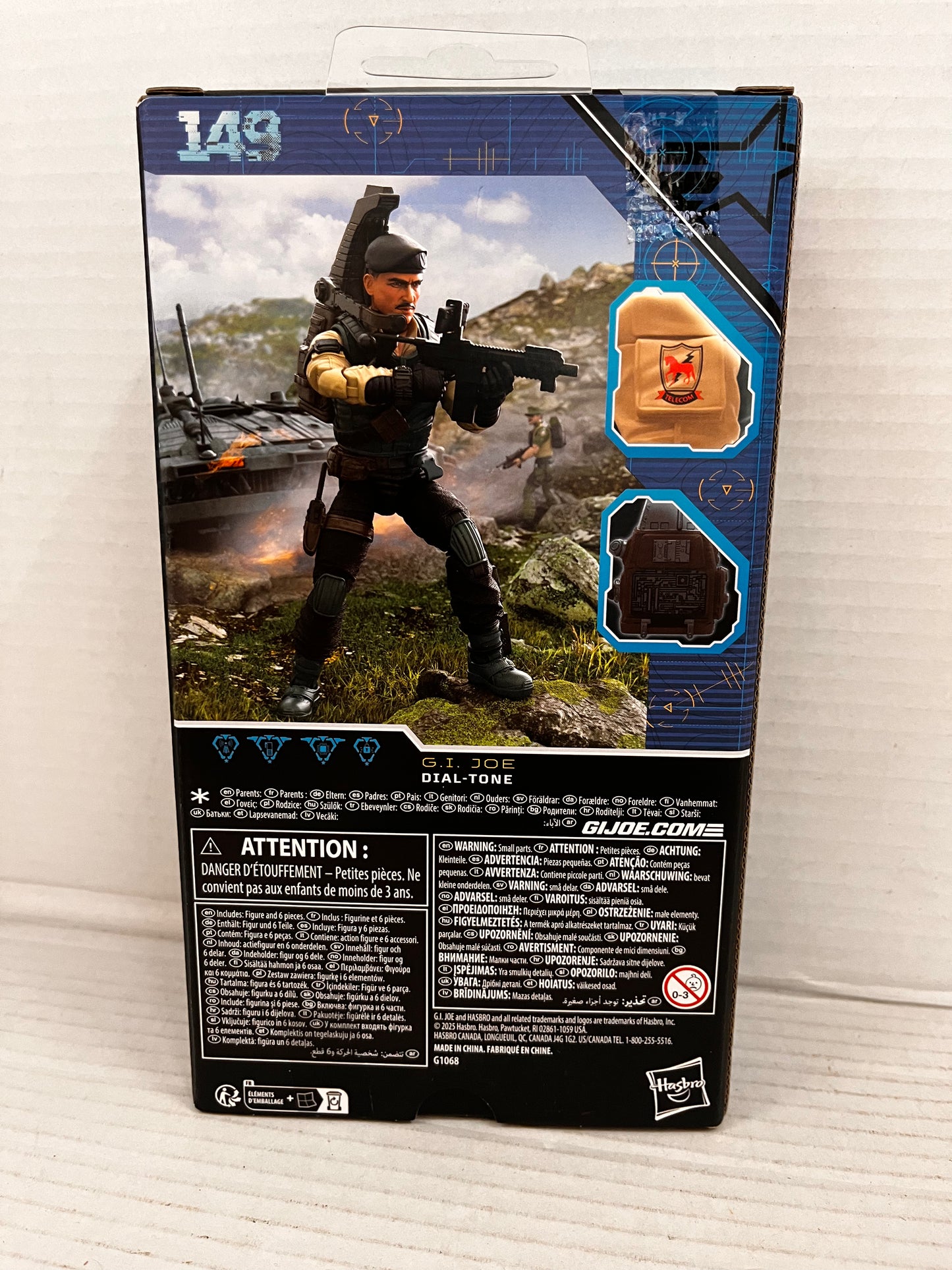 GI Joe Classified Series DIAL-TONE 6” Figure #149