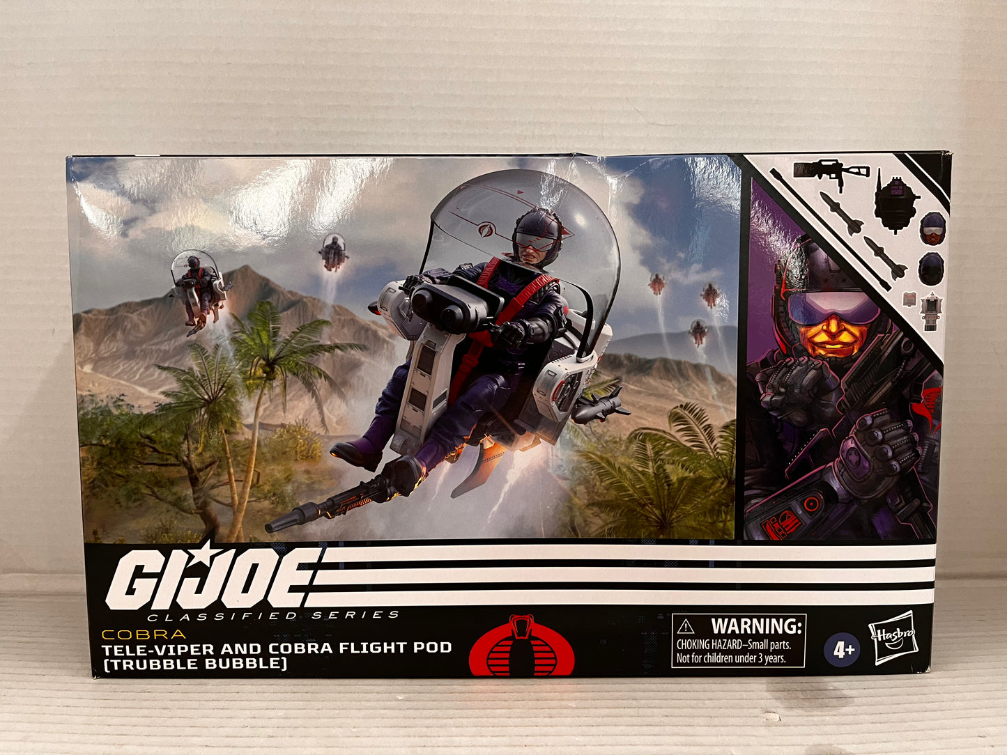 G.I. Joe Classified Series #79 Tele-Viper & Cobra Flight Pod Action