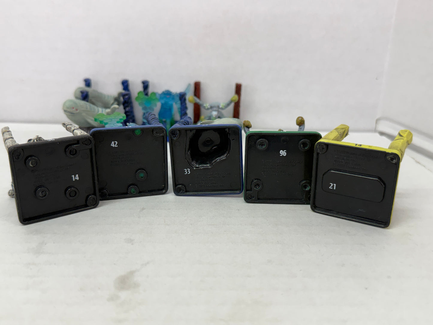 2003 TAKARA WIZARD OF THE COAST HASBRO MINI FIGURES LOT OF 9