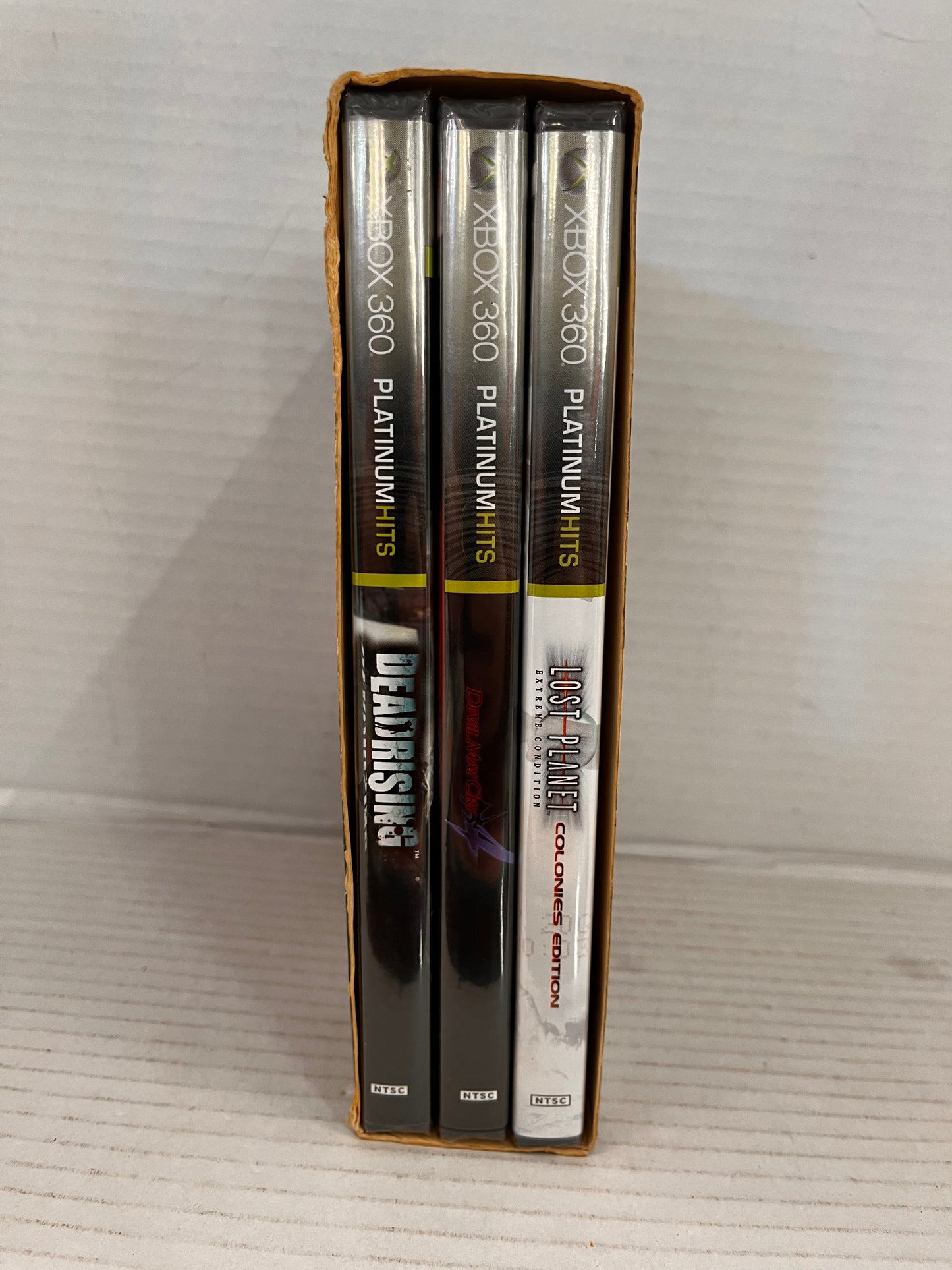 CAPCOM TRIPLE PACK Platinum Hits Dead Rising Lost Planet DMC 4 - Xbox 360 SEALED