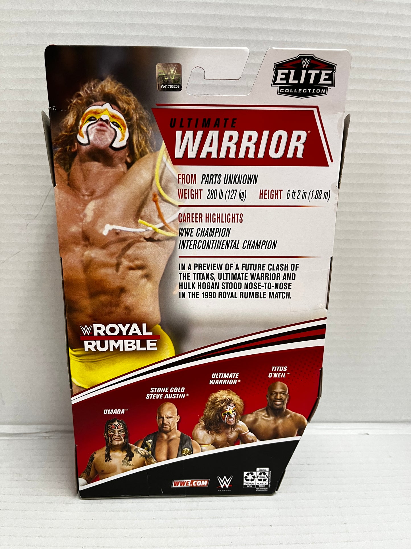 WWE Elite Collection ULTIMATE WARRIOR Royal Rumble Mattel 2020 MIP