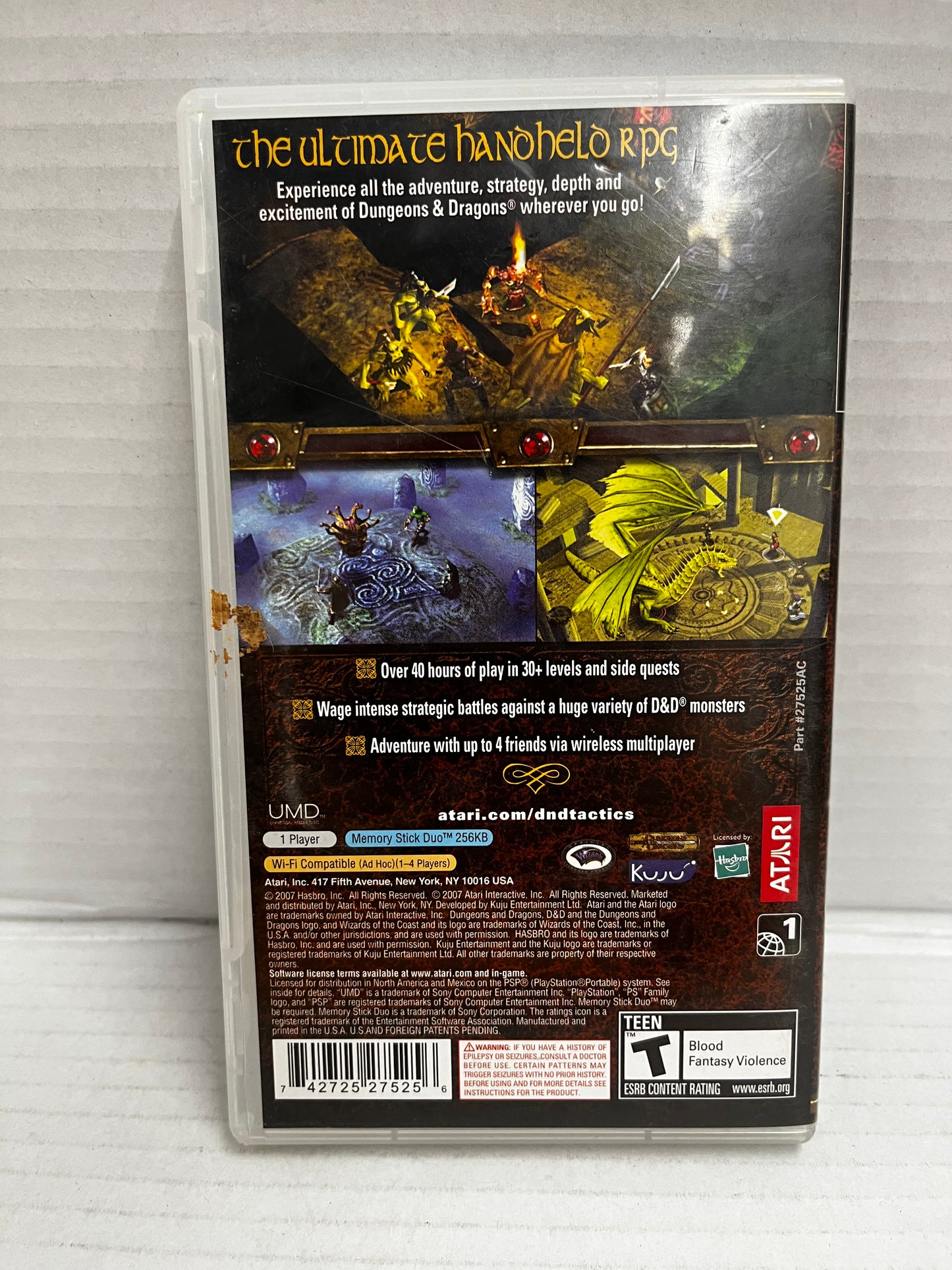 Dungeons & Dragons: Tactics (Sony PSP, 2007)