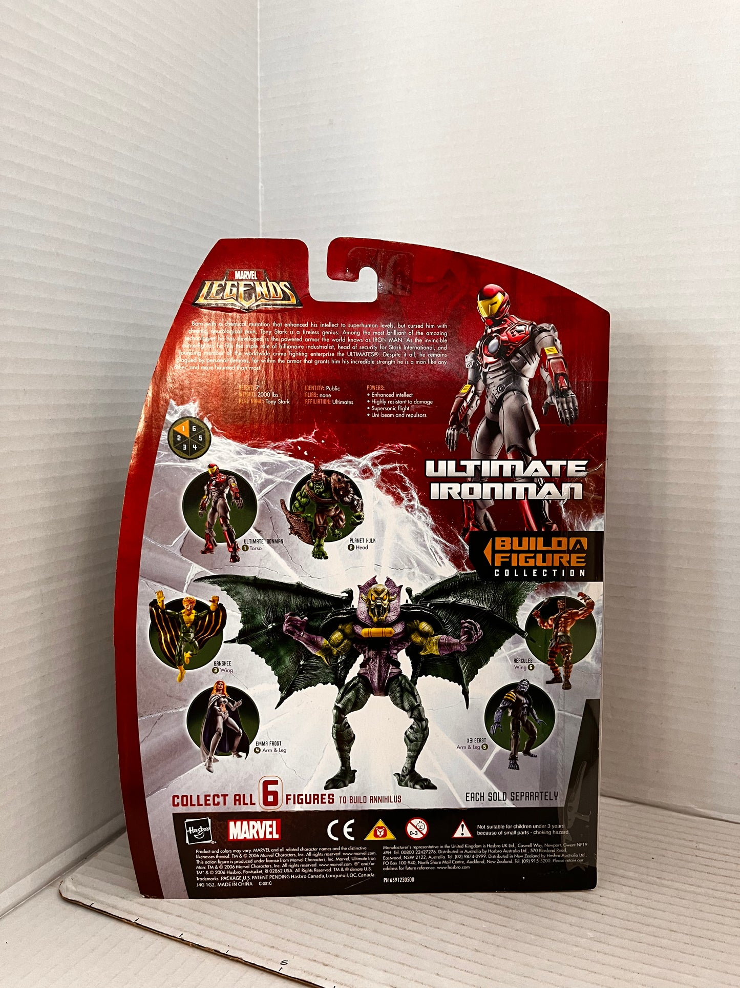 Marvel Legends ULTIMATE IRON MAN Action Figure Annihilus Series BAF Hasbro 2006