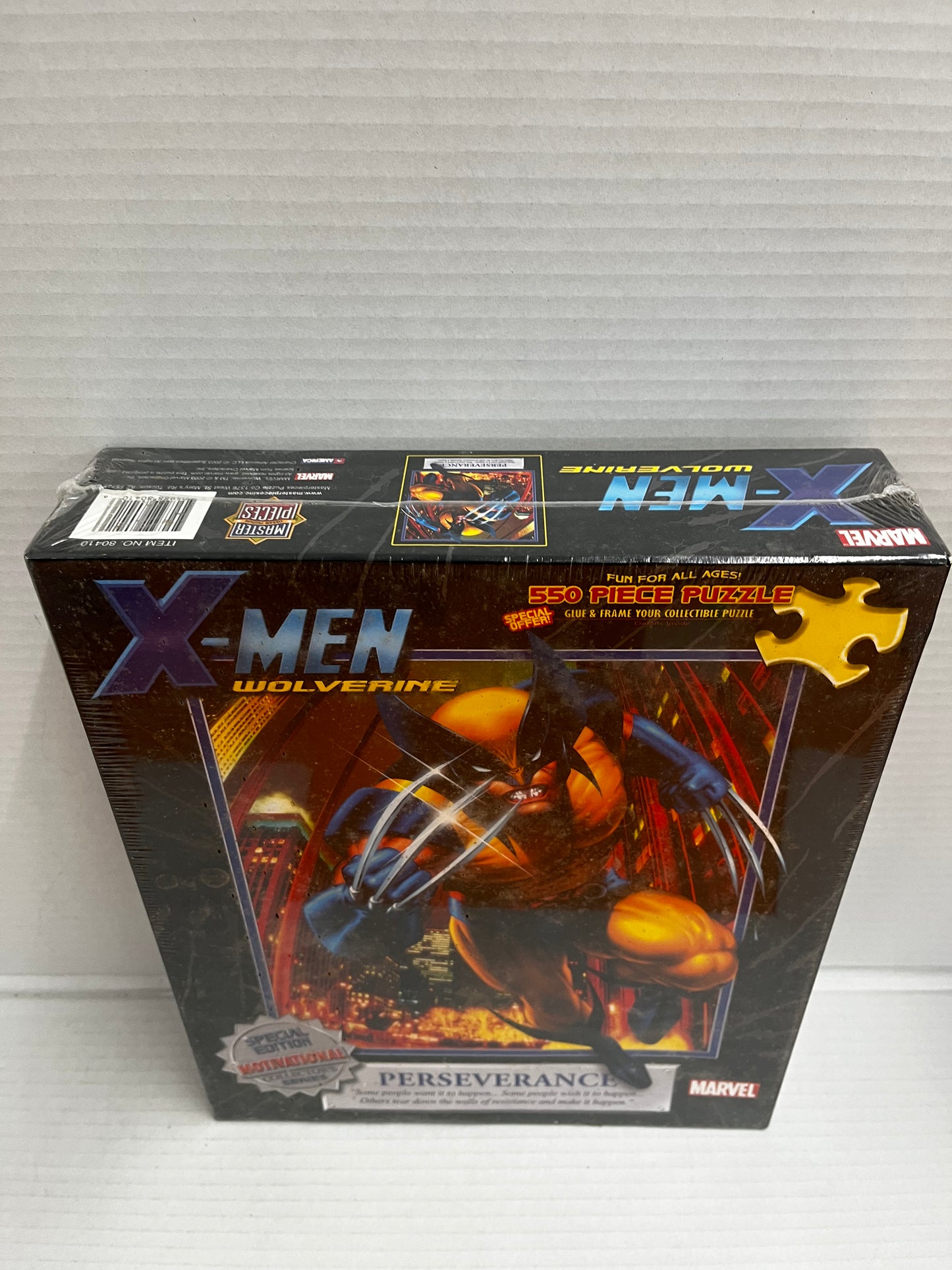 2003 Marvel X-men Wolverine Motivational Perseverance Collector Puzzle SEALED