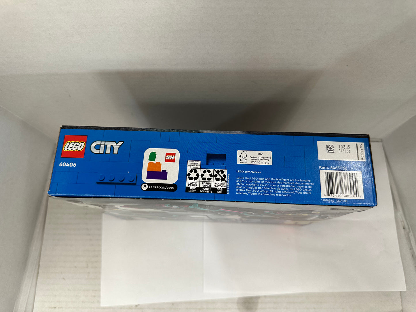 LEGO® City Race Car and Car Carrier Truck 60406 NEW Sealed in Box