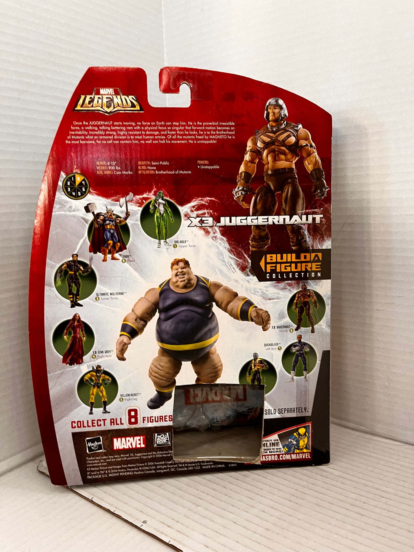 Marvel Legends X3 Juggernaut 78146 Hasbro 2006 No Blob BAF Piece