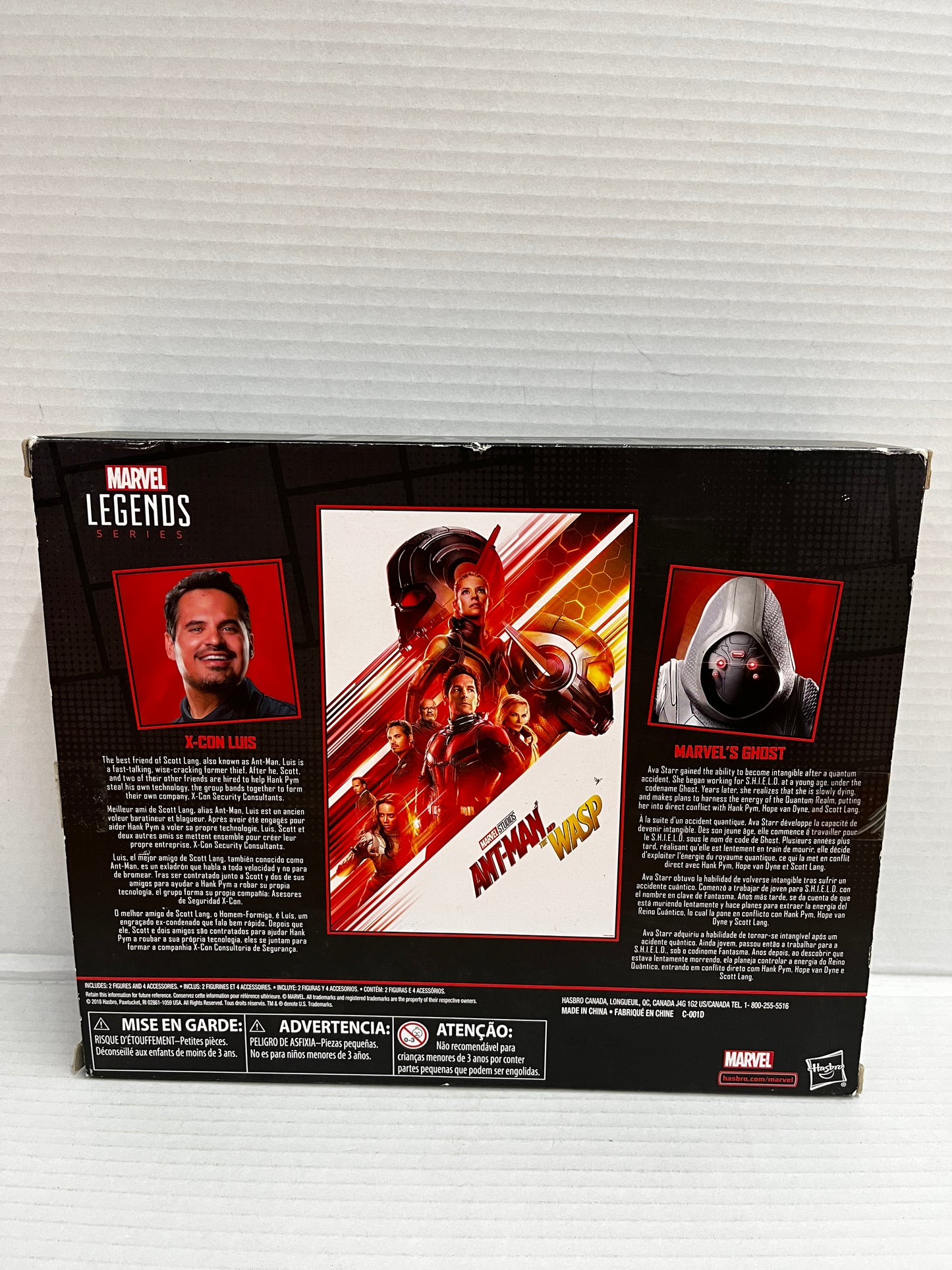 Marvel Legends Series X-Con Luis & Ghost From Ant-Man and the Wasp