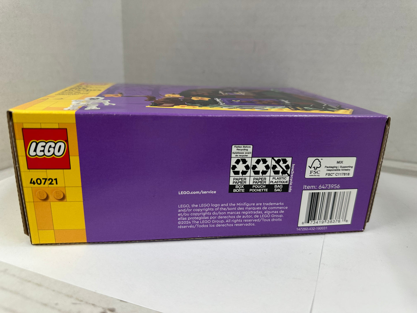 40721 Halloween Barn Seasonal Lego Set Skeleton Minifig 205 Pcs Sealed In Box