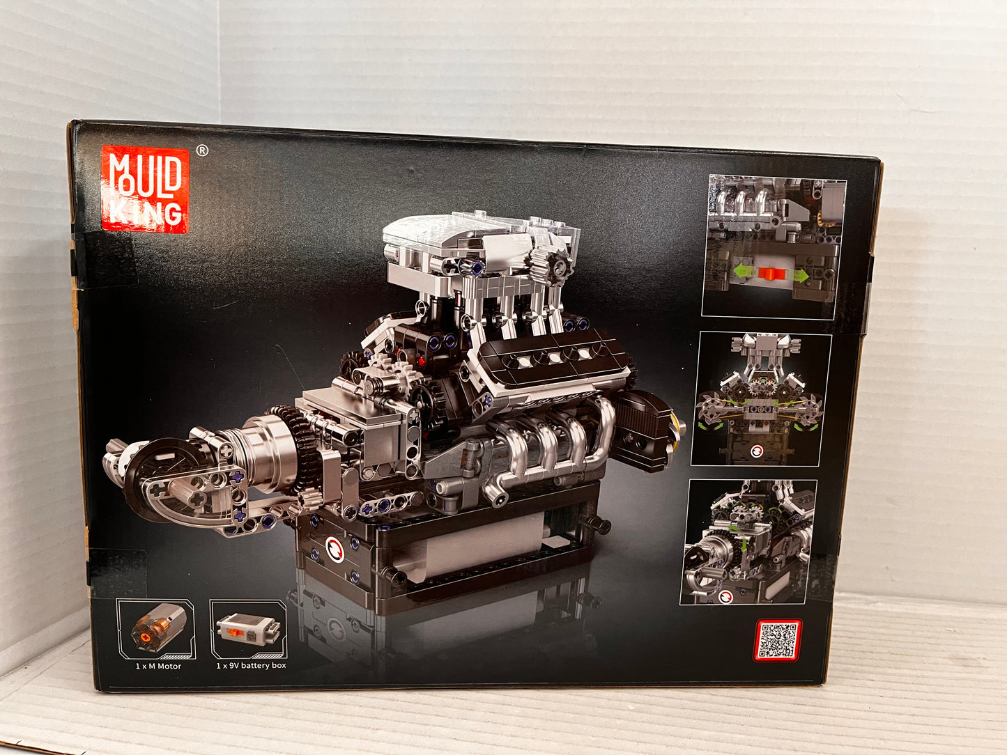 Mould King 10206 V8 Engine Motor Building Block Kid Adult Toy