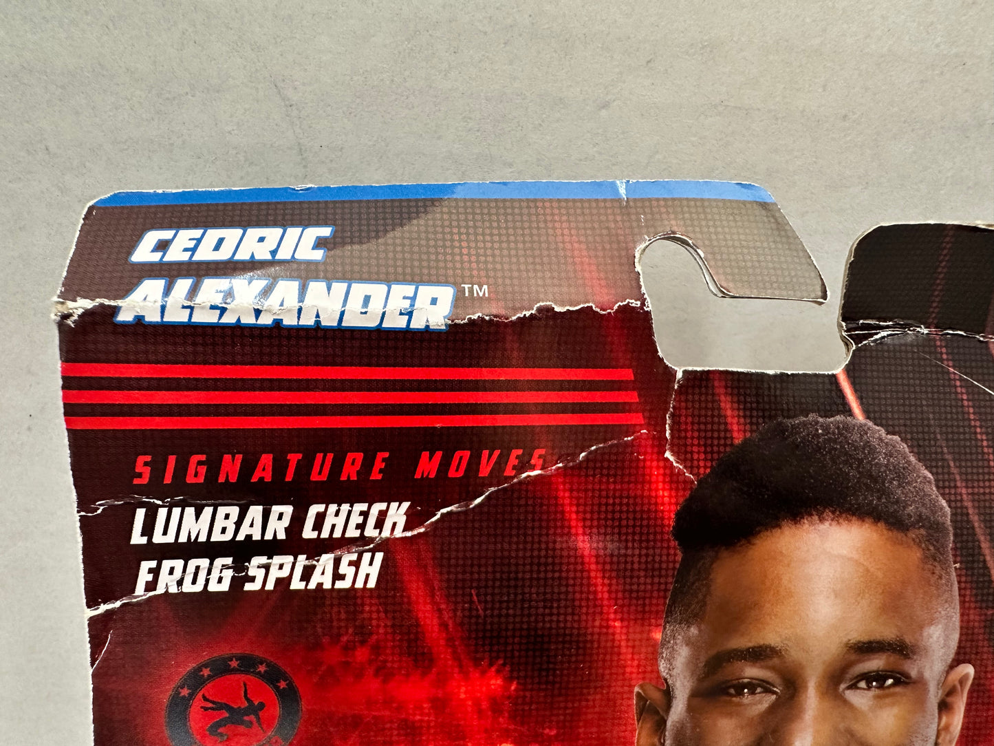 WWE Cedric Alexander Series 133 Damaged Package