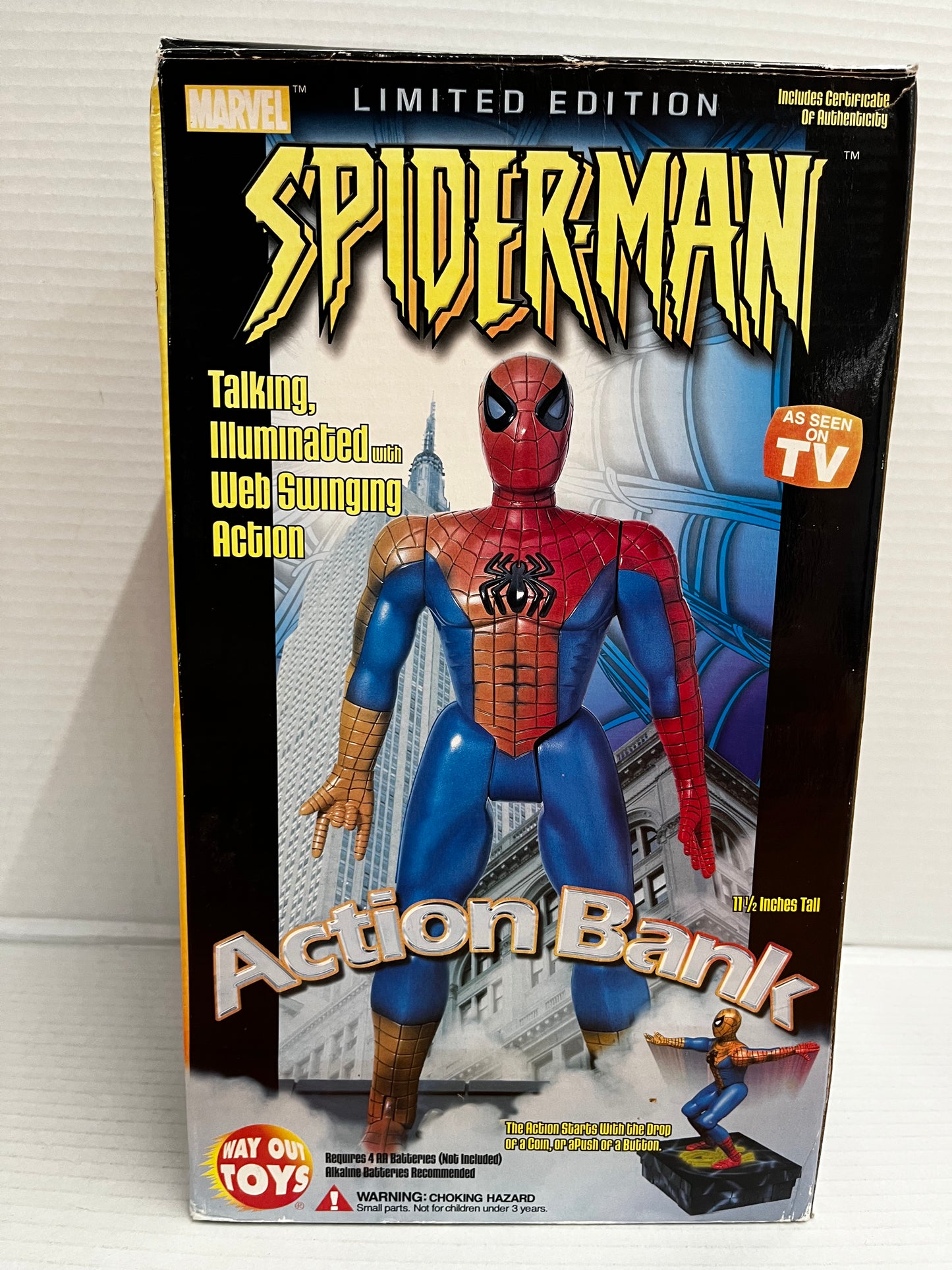 2002 Marvel Select SPIDER-MAN Special Collectors Edition Action Figure