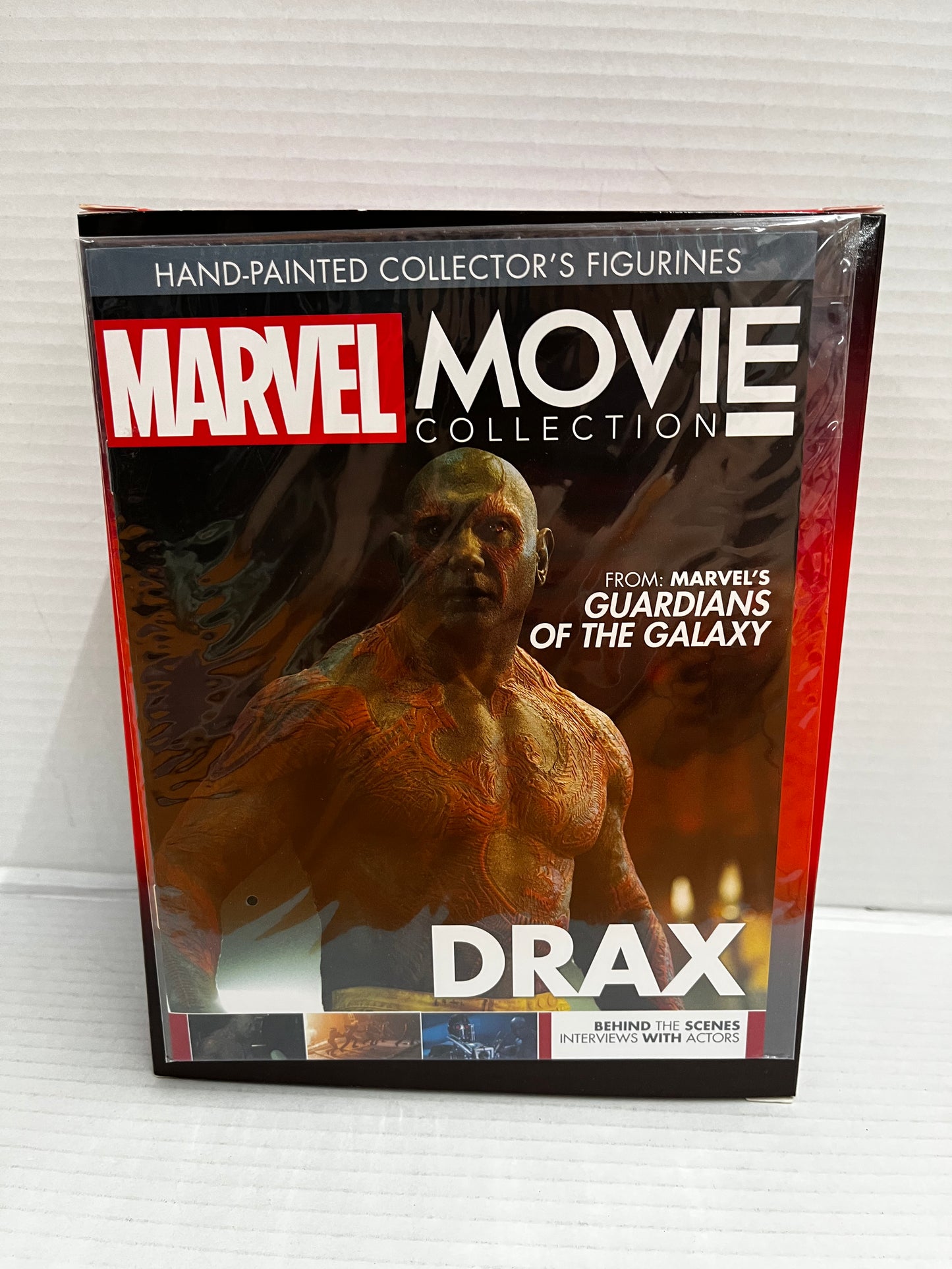 Marvel Movie Eaglemoss UK Drax from Guardians Galaxy Figurine + Magazine