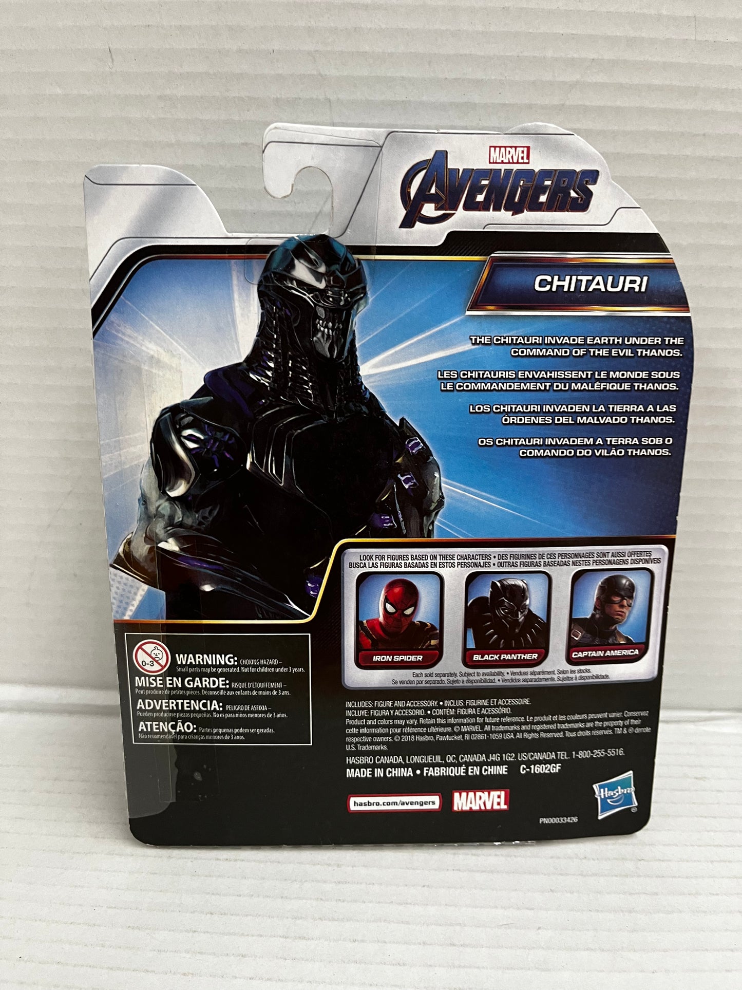 2018 Hasbro Disney Marvel Avengers Chitauri 6" Action Figure MCU Collectible USA