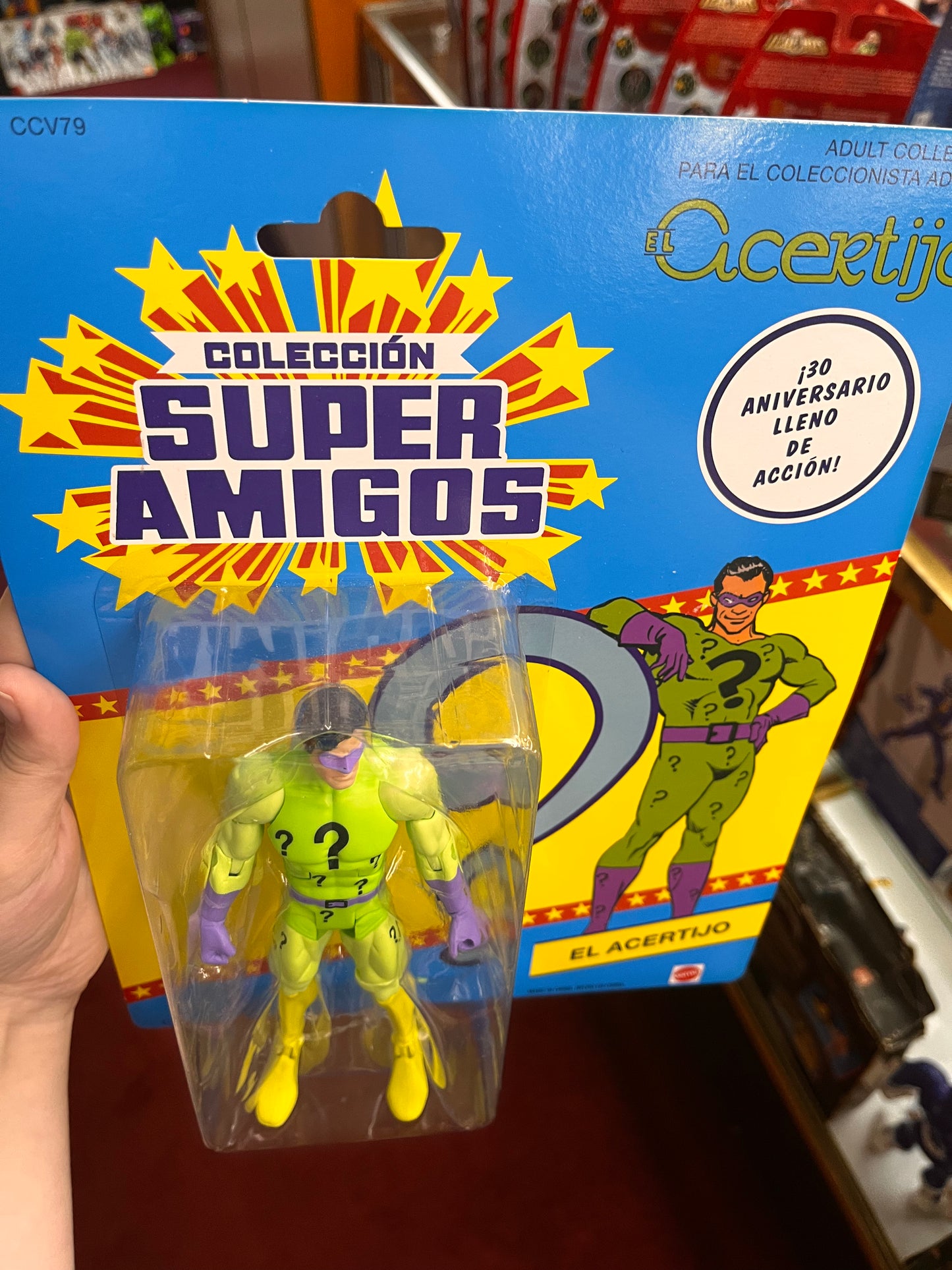 El Acertijo Mattel DC Universe Classic Super Powers Riddler