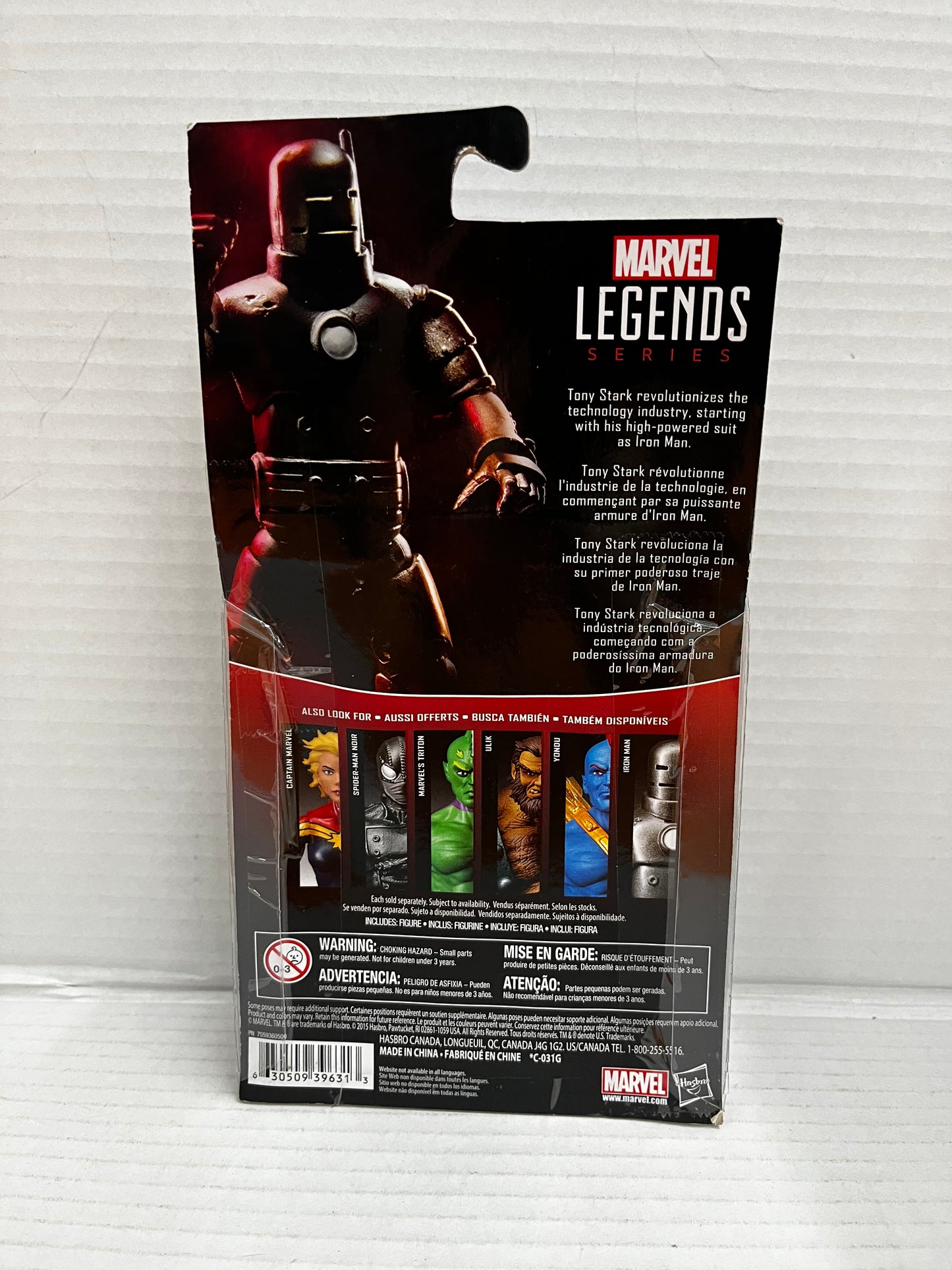 2016 Marvel Legends Series 3.75 Inch Action Figure IRON MAN Toy Hasbro