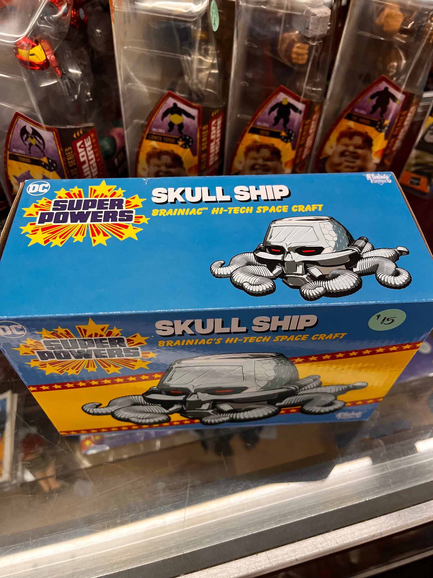McFarlane Toys - DC Super Powers Skull Ship, Brainiac's Hi-Tech Space Craft