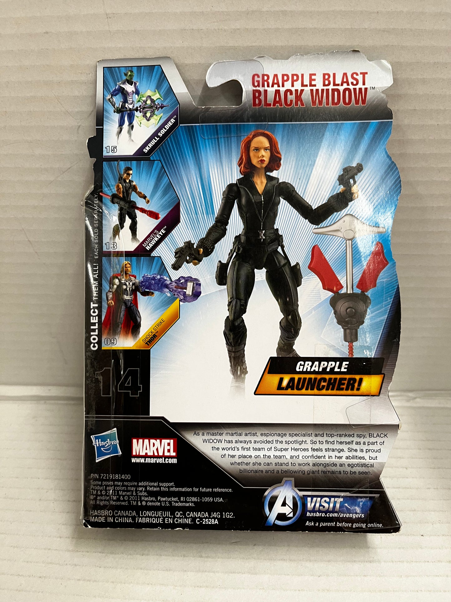 NEW MARVEL UNIVERSE INFINITE BLACK WIDOW GRAPPLE BLAST 3.75" FIGURE HASBRO