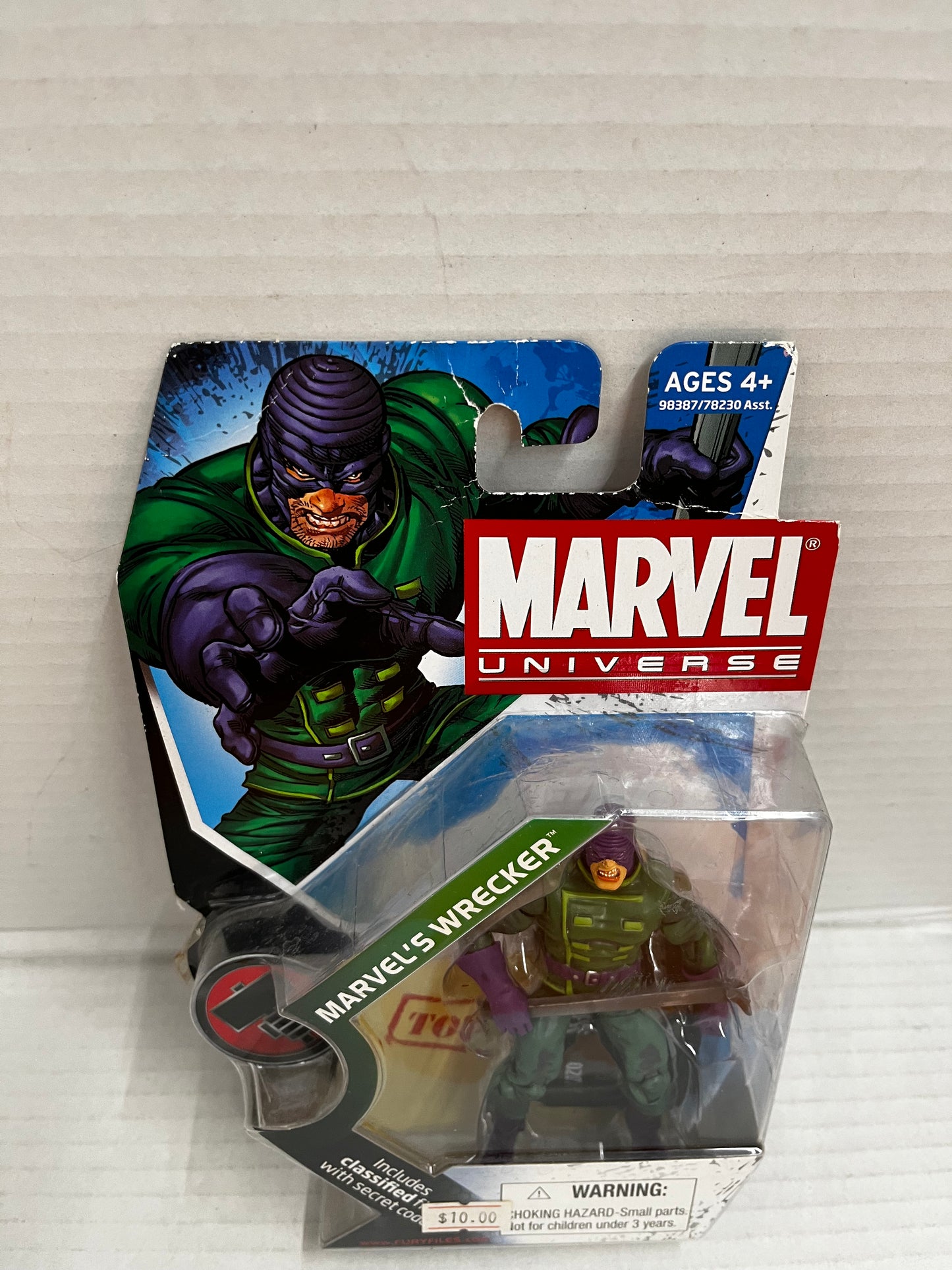 MARVEL'S WRECKER MARVEL UNIVERSE 3.75" ACTION FIGURE SERIES 2 #020 NEW