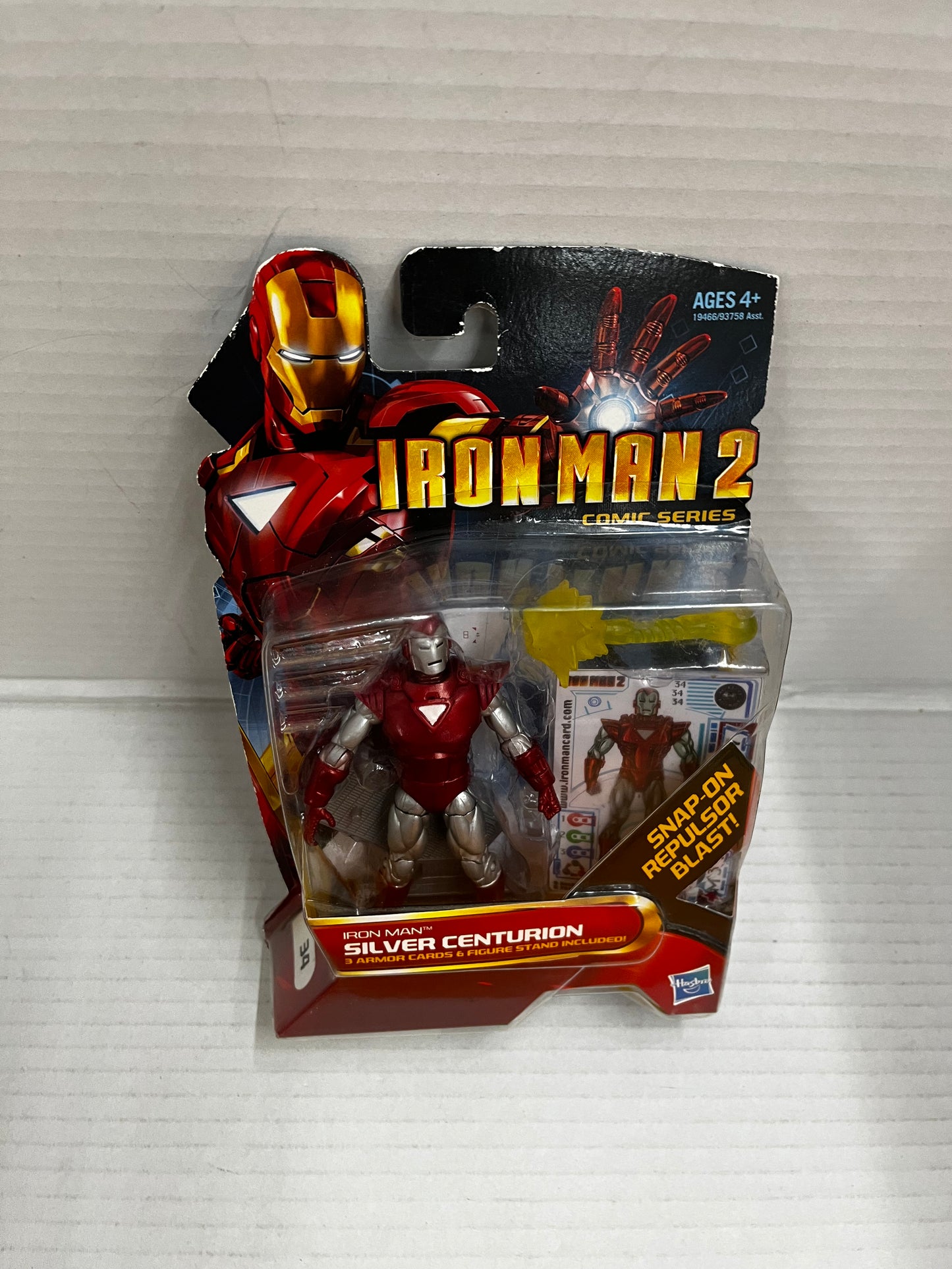 NEW IRON MAN 2 COMIC SERIES SILVER CENTURION 3.75 ACTION FIGURE #34