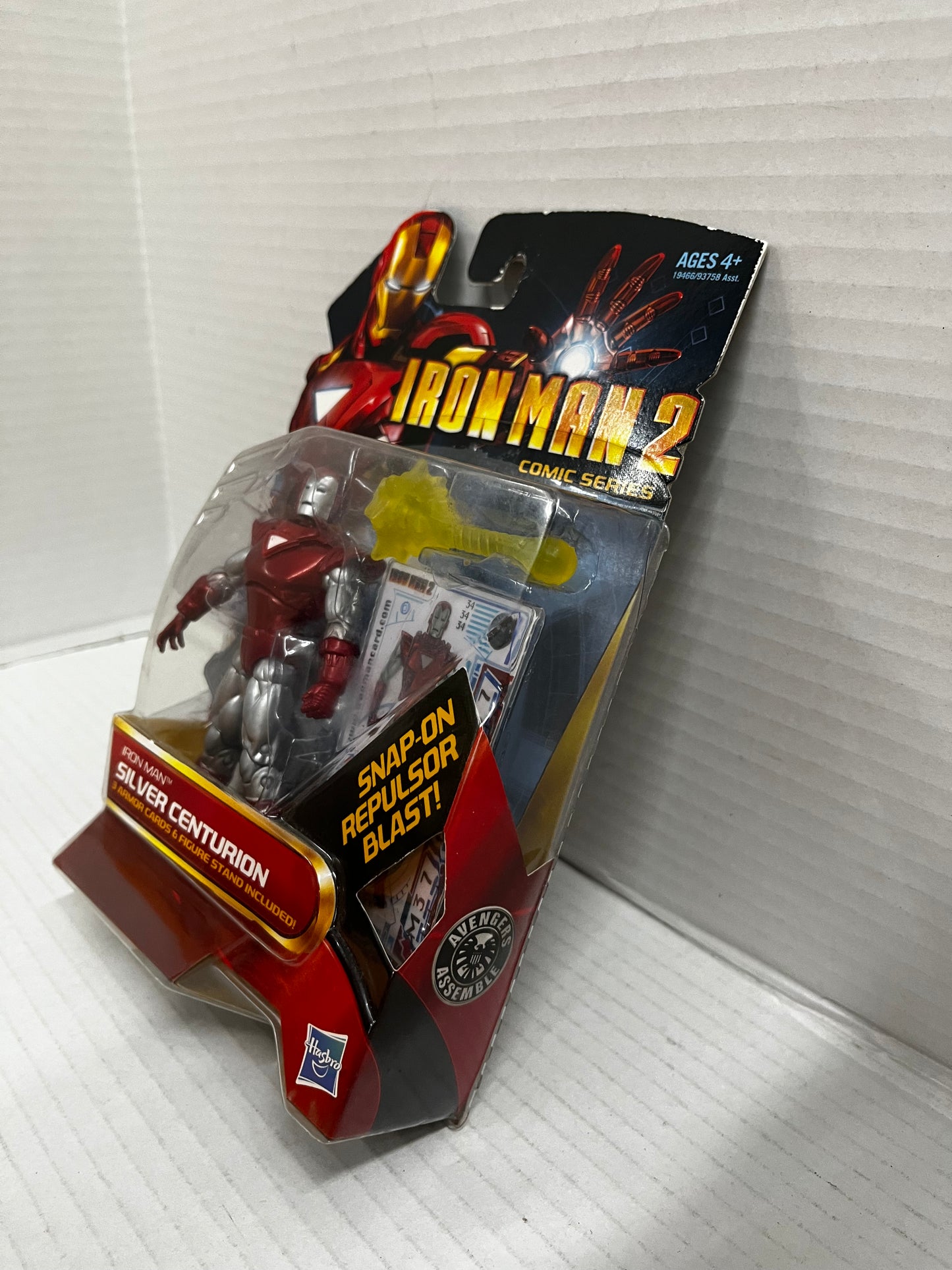 NEW IRON MAN 2 COMIC SERIES SILVER CENTURION 3.75 ACTION FIGURE #34