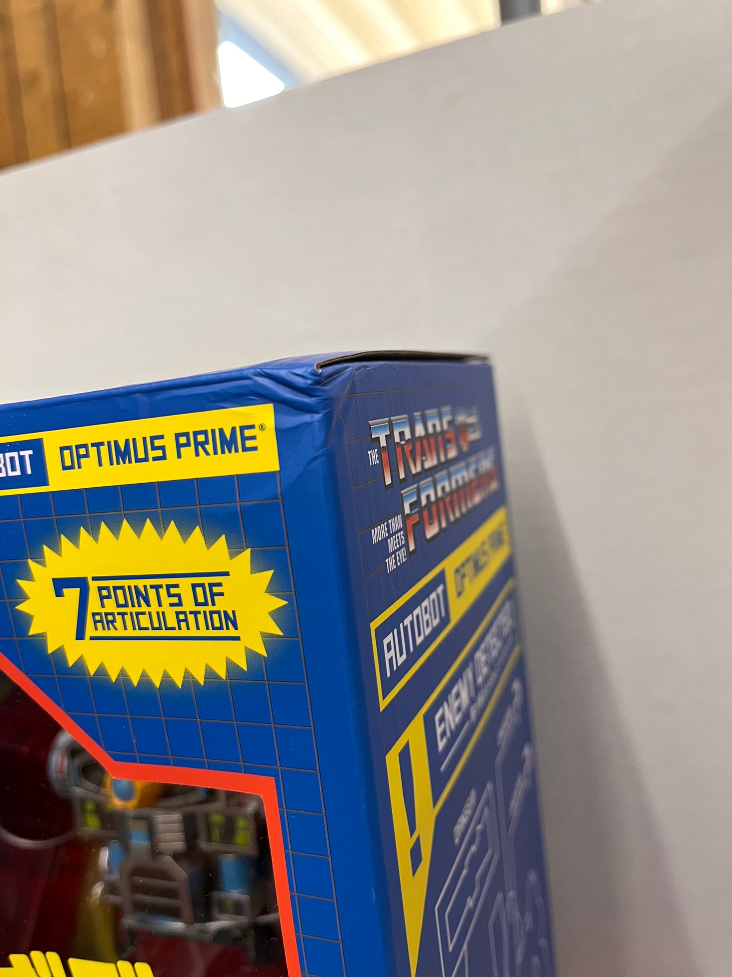 Optimus Prime Transformers Super 7 Cyborg Clear Red/Blue Figure