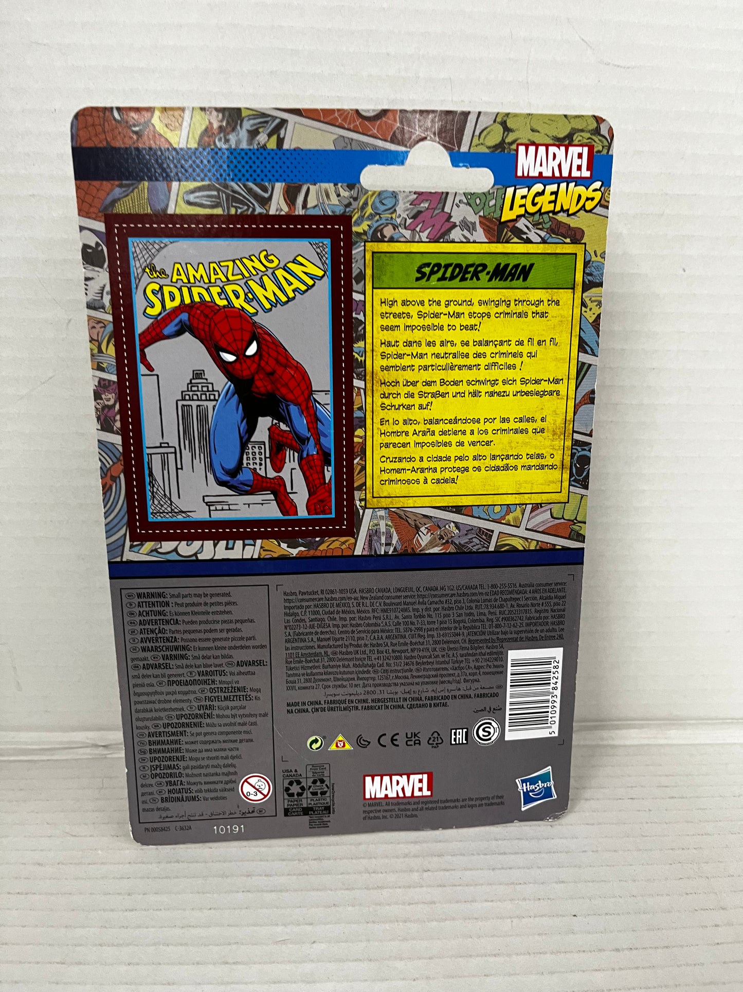 Hasbro Marvel Legends Series the Amazing Spider-Man 3.75" Action Figure