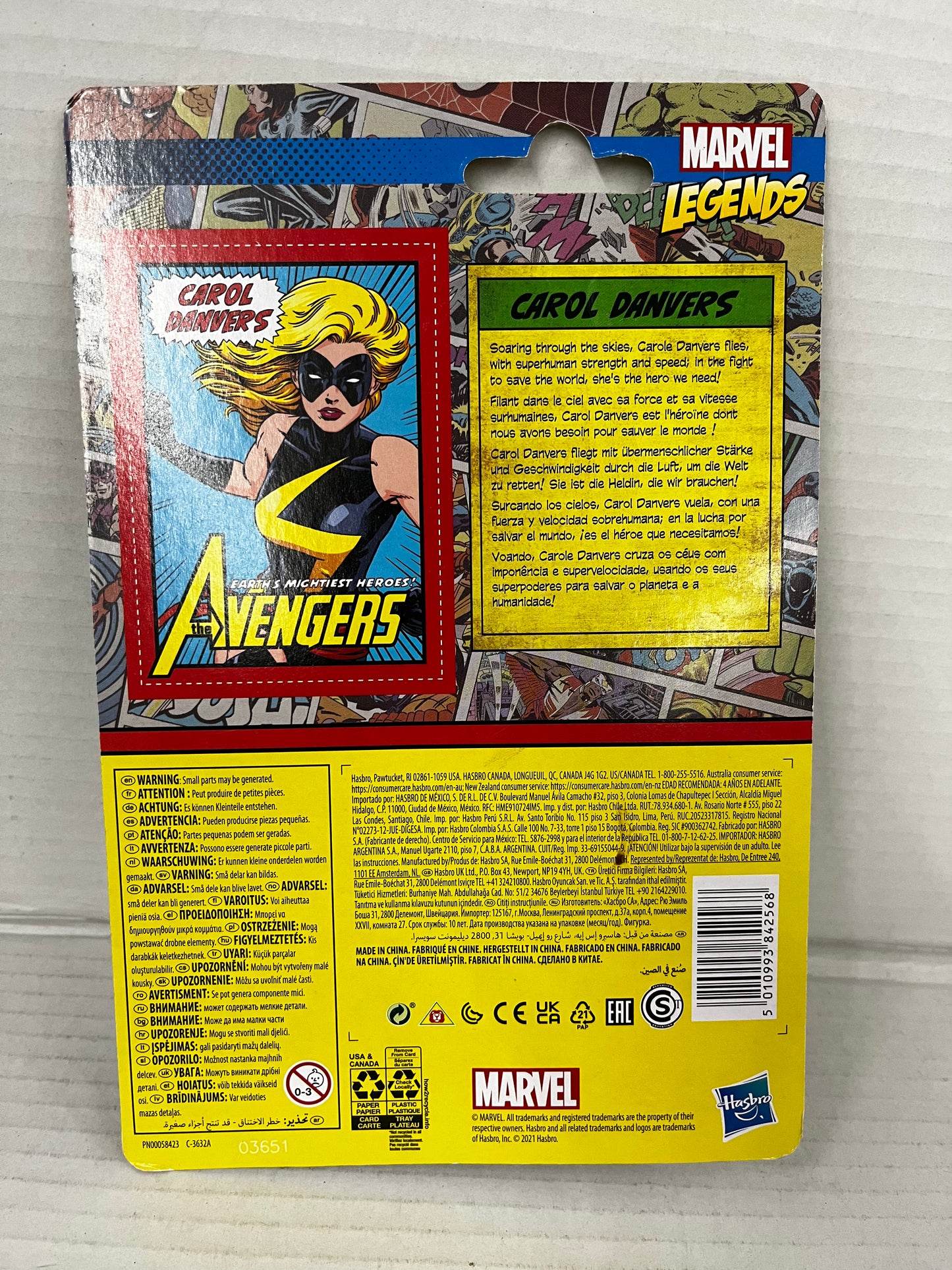 Marvel Legends: Avengers CAROL DANVERS 3.75" Action Figure (2021, Kenner/Hasbro)