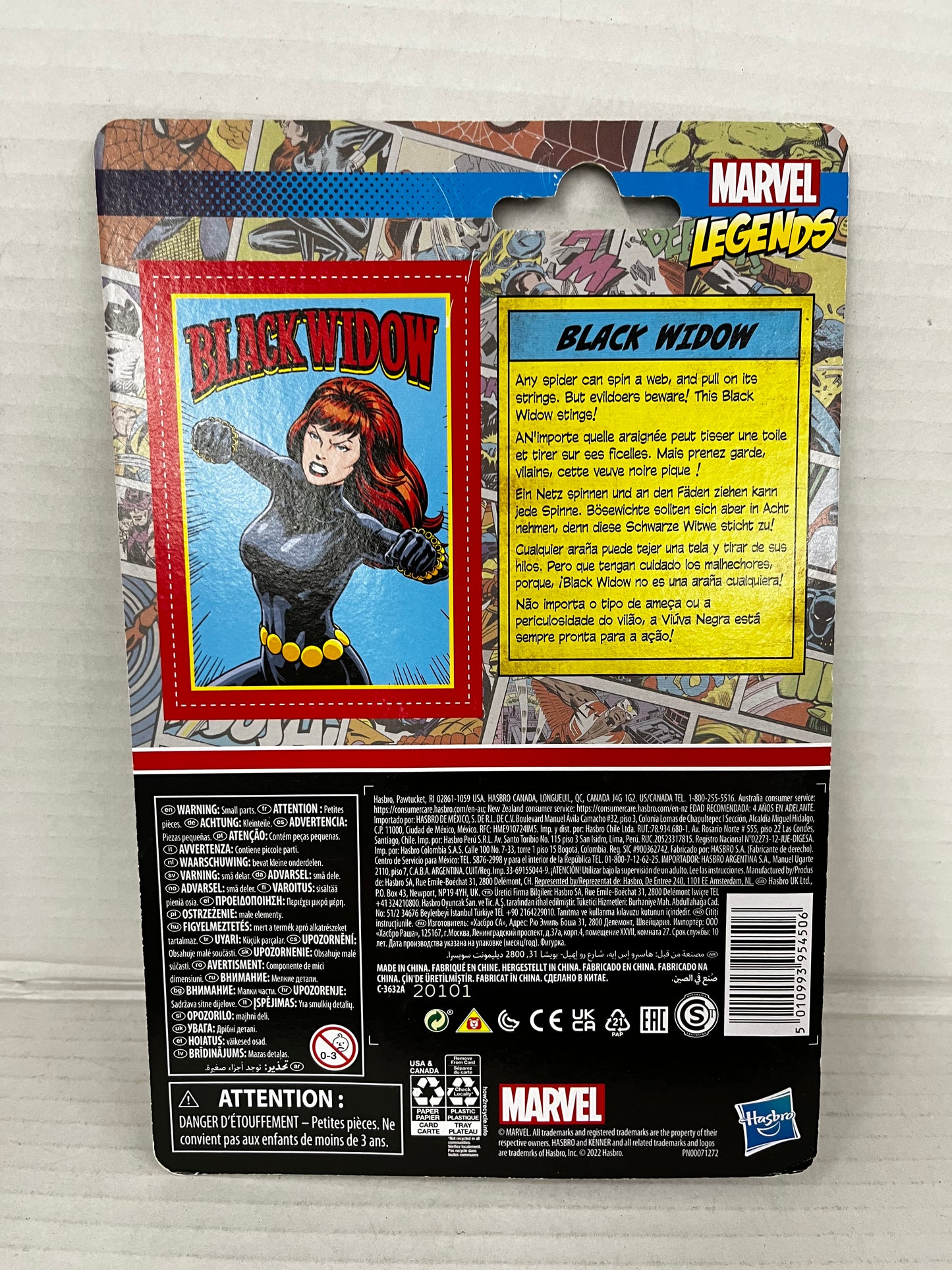Marvel Legends Series Retro 375 Collection - Black Widow