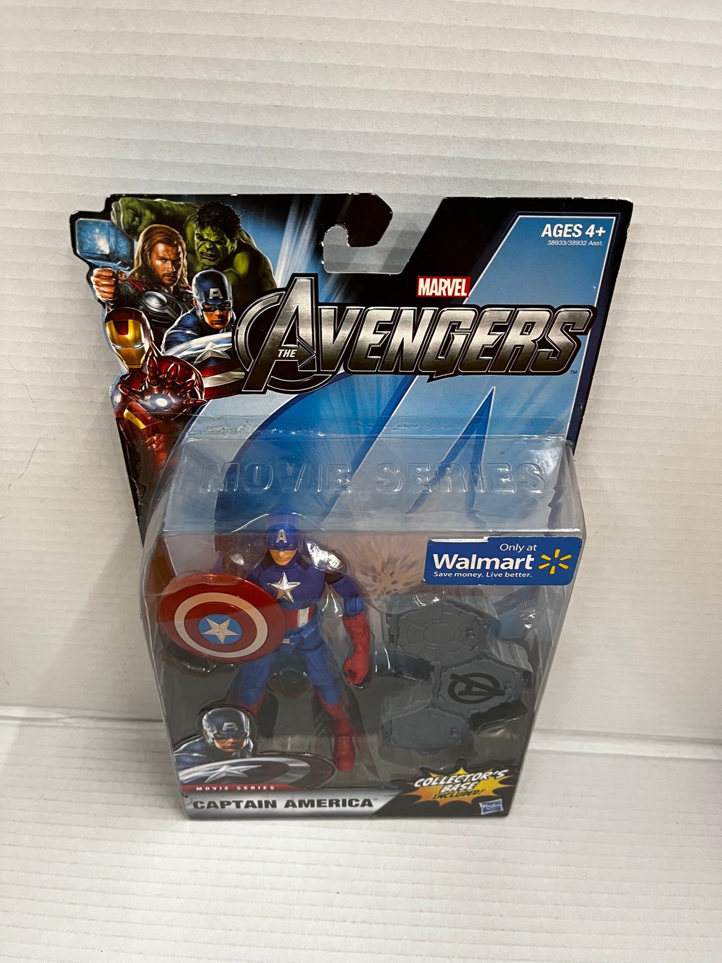 2011 Marvel The Avengers CAPTAIN AMERICA Movie Series Walmart Exclusive *NIB*