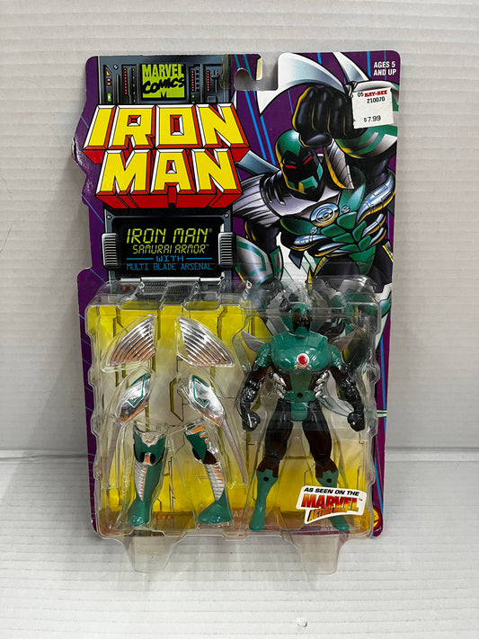 ToyBiz, Marvel Comics, Iron Man Action Figure, Samurai Armor Iron Man, 1996, NIB