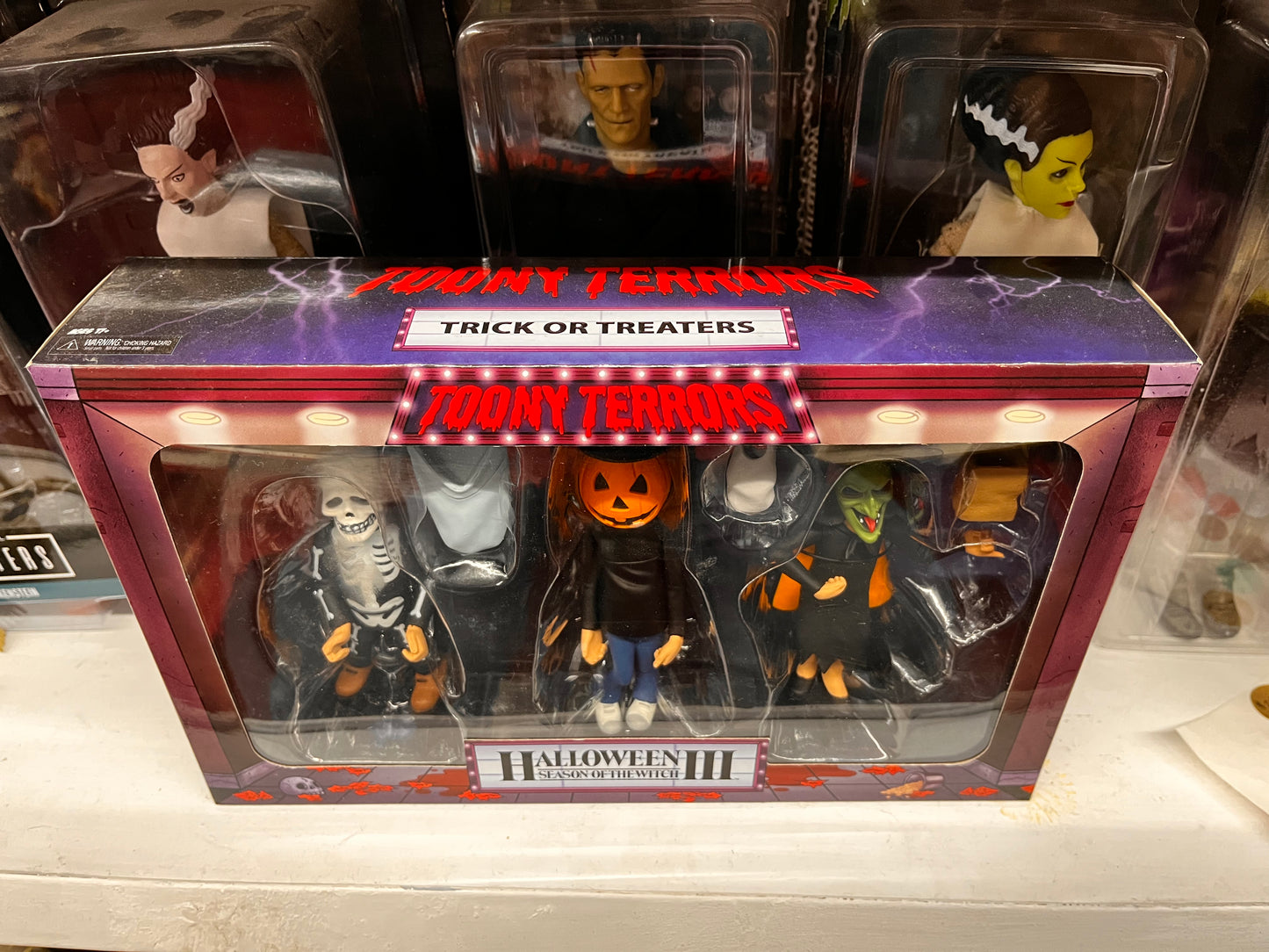 New Neca Halloween III Season of the Witch Toony Terrors Trick or Treater 3 Pack