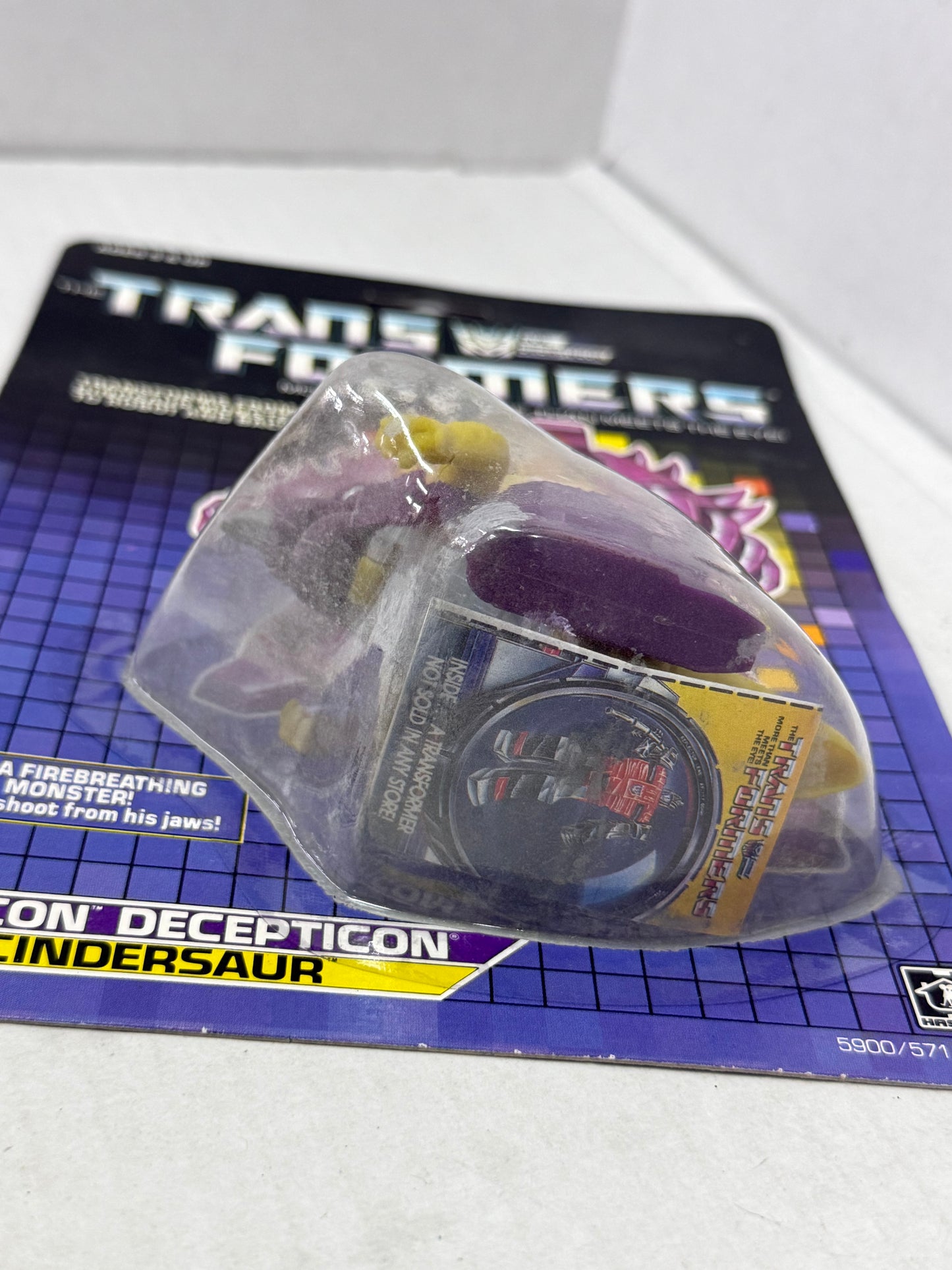 Vintage Original Transformers G1 Firecon Decepticon Cindersaur Sealed MOC