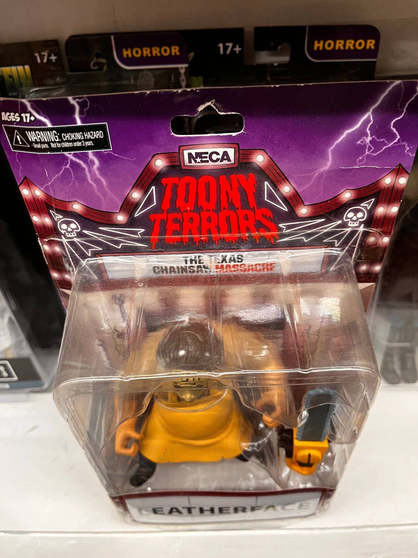 Leatherface Texas Chainsaw Massacre Toony Terrors 6" Figure Series 2 NECA - New!