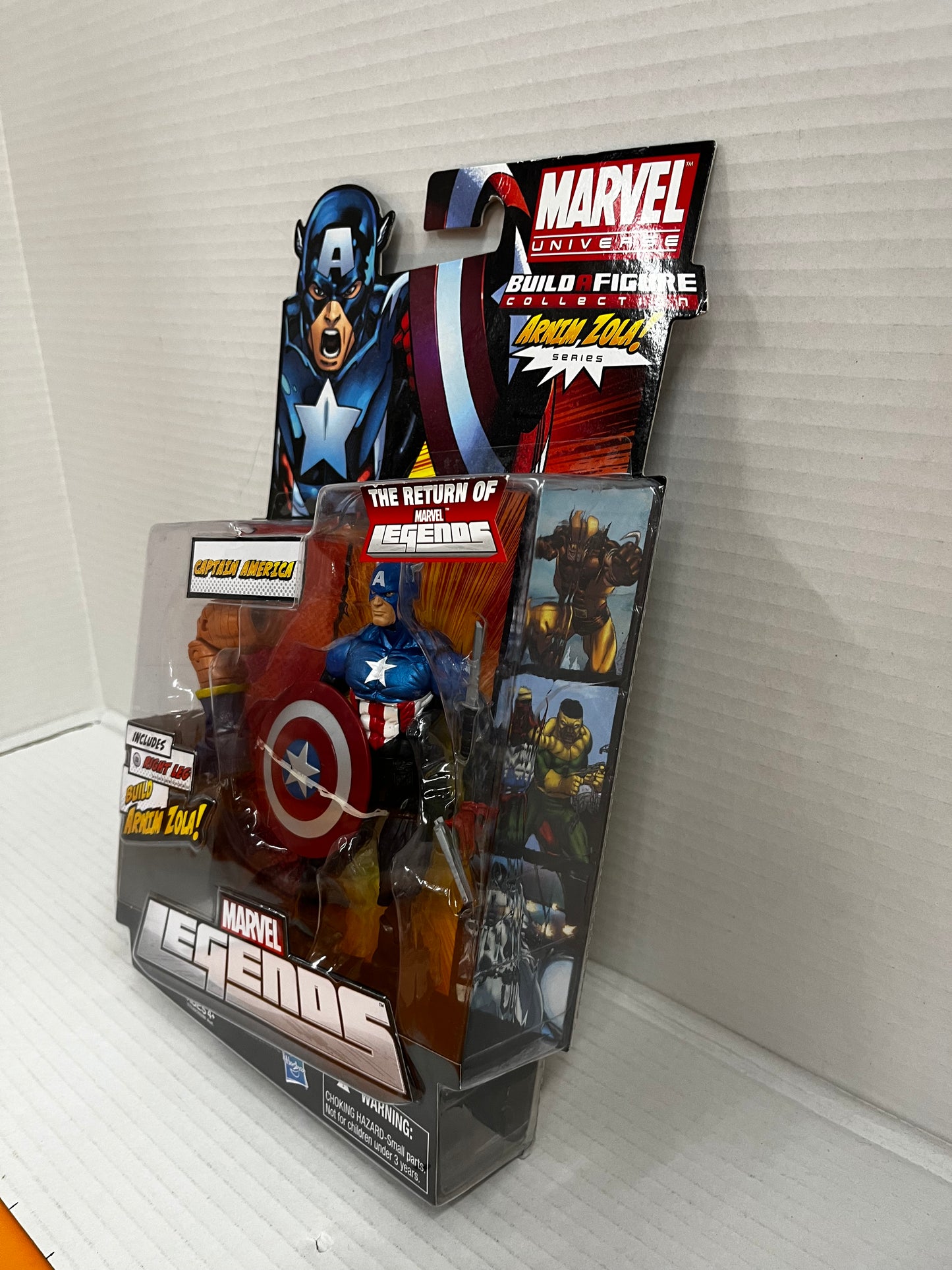 Marvel Legends Bucky Captain America Avenger Arnim Zola BAF Figure 2011 SEALED